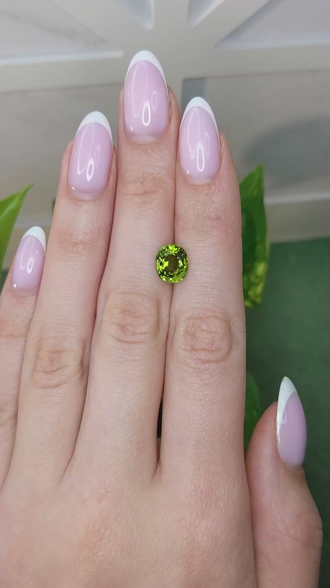 3.02 Ct. Green Tourmaline from Africa Size Video