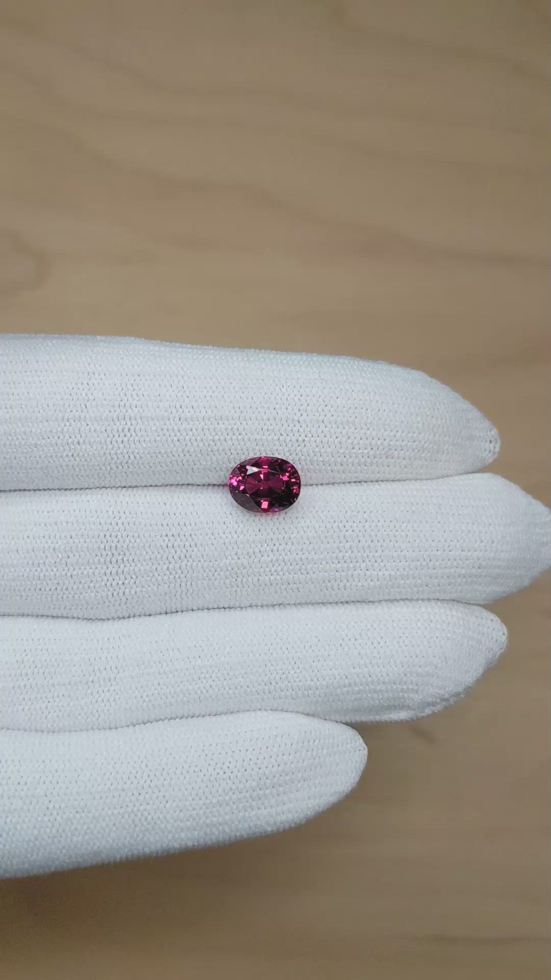2.79 Ct. Purplish Pink Tourmaline from Africa Size Video
