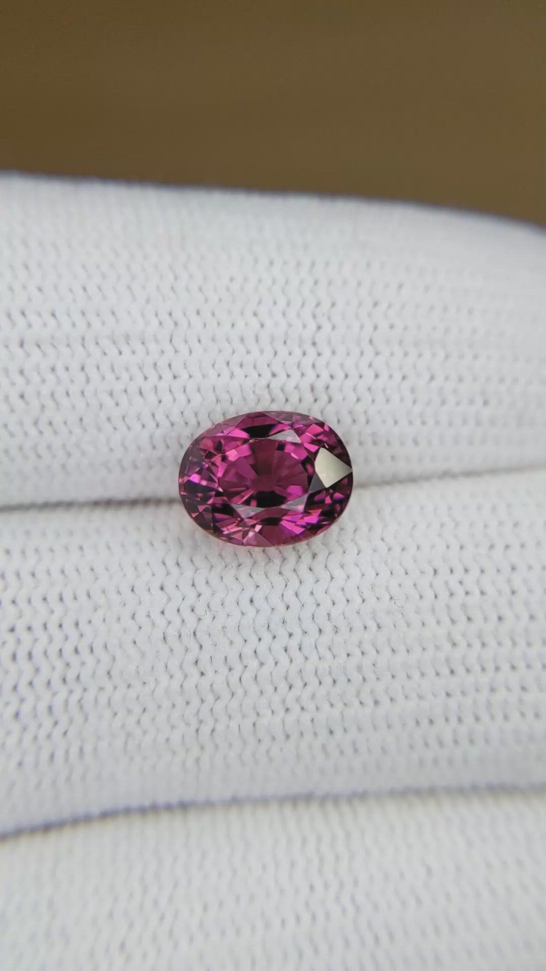 2.79 Ct. Purplish Pink Tourmaline from Africa Size Video