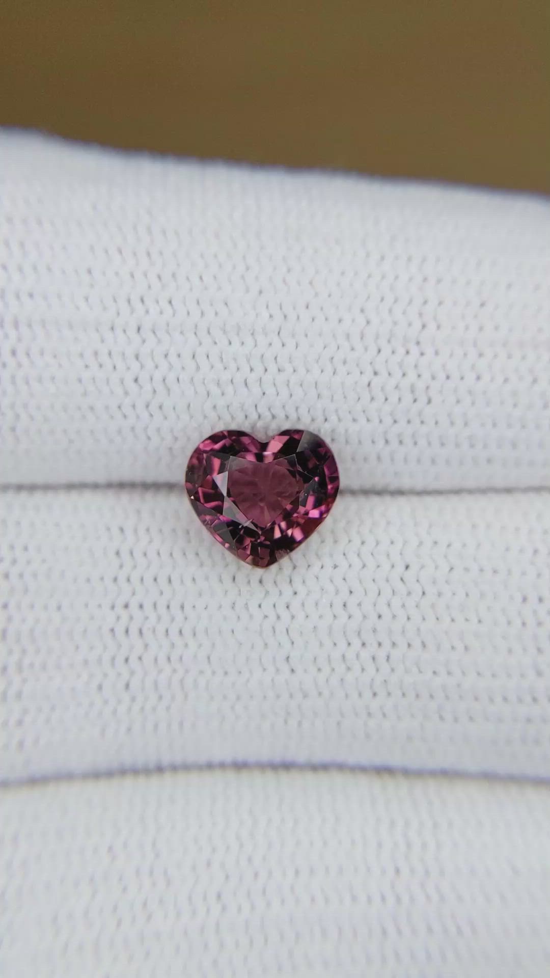 2.01 Ct. Purplish Pink Tourmaline from Africa Size Video