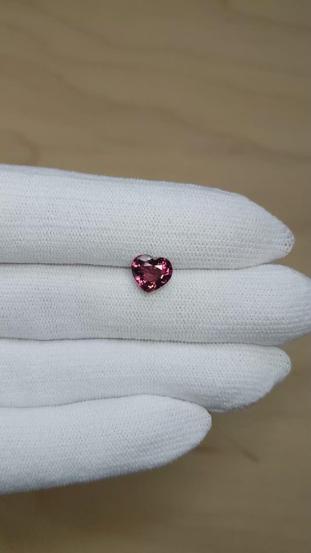 2.01 Ct. Purplish Pink Tourmaline from Africa Size Video