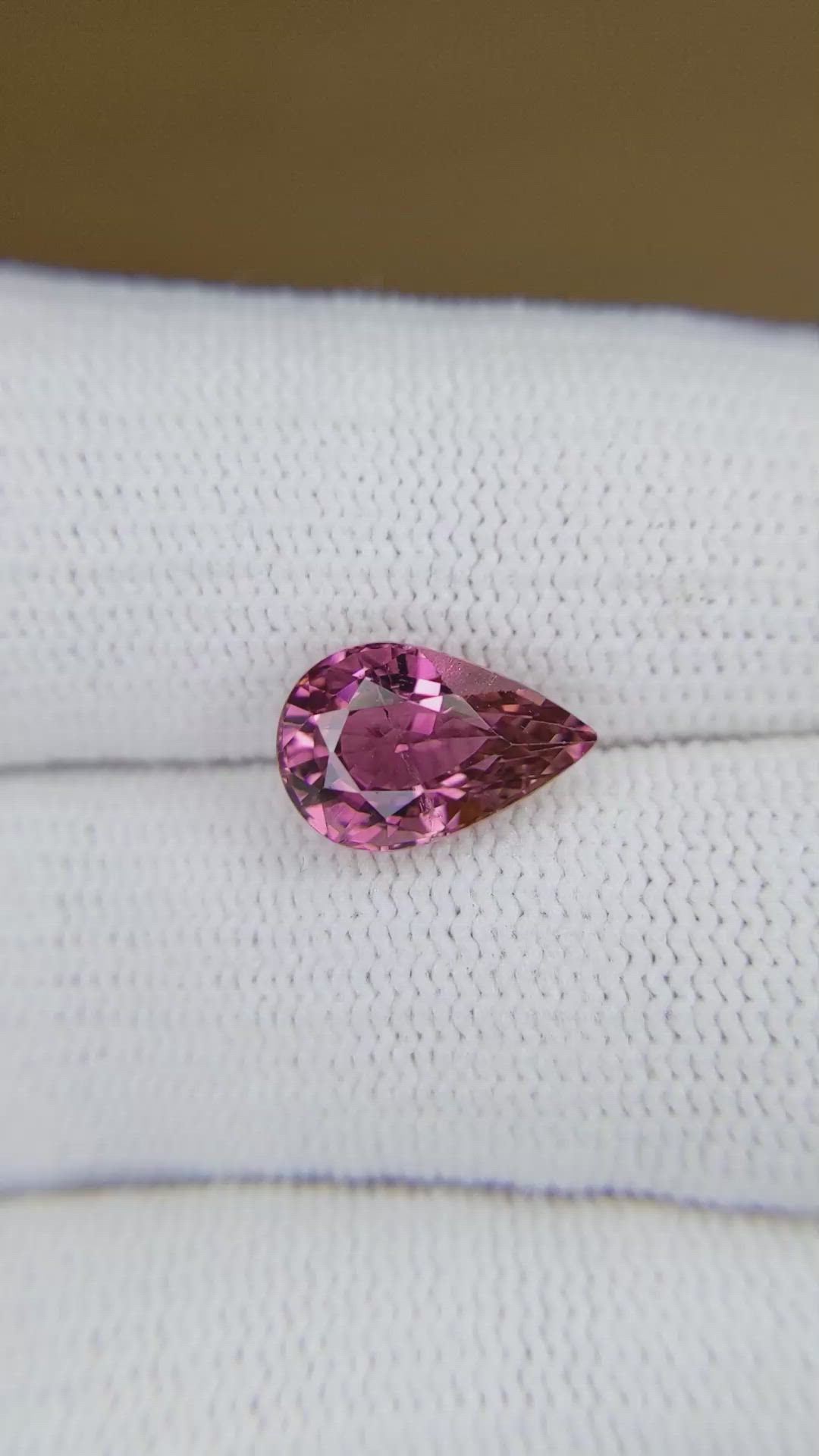 2.76 Ct. Pink Tourmaline from Africa Size Video