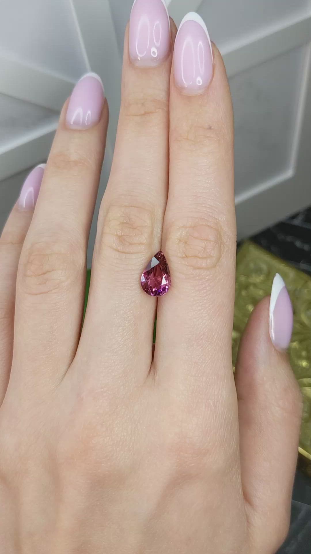 2.76 Ct. Pink Tourmaline from Africa Size Video