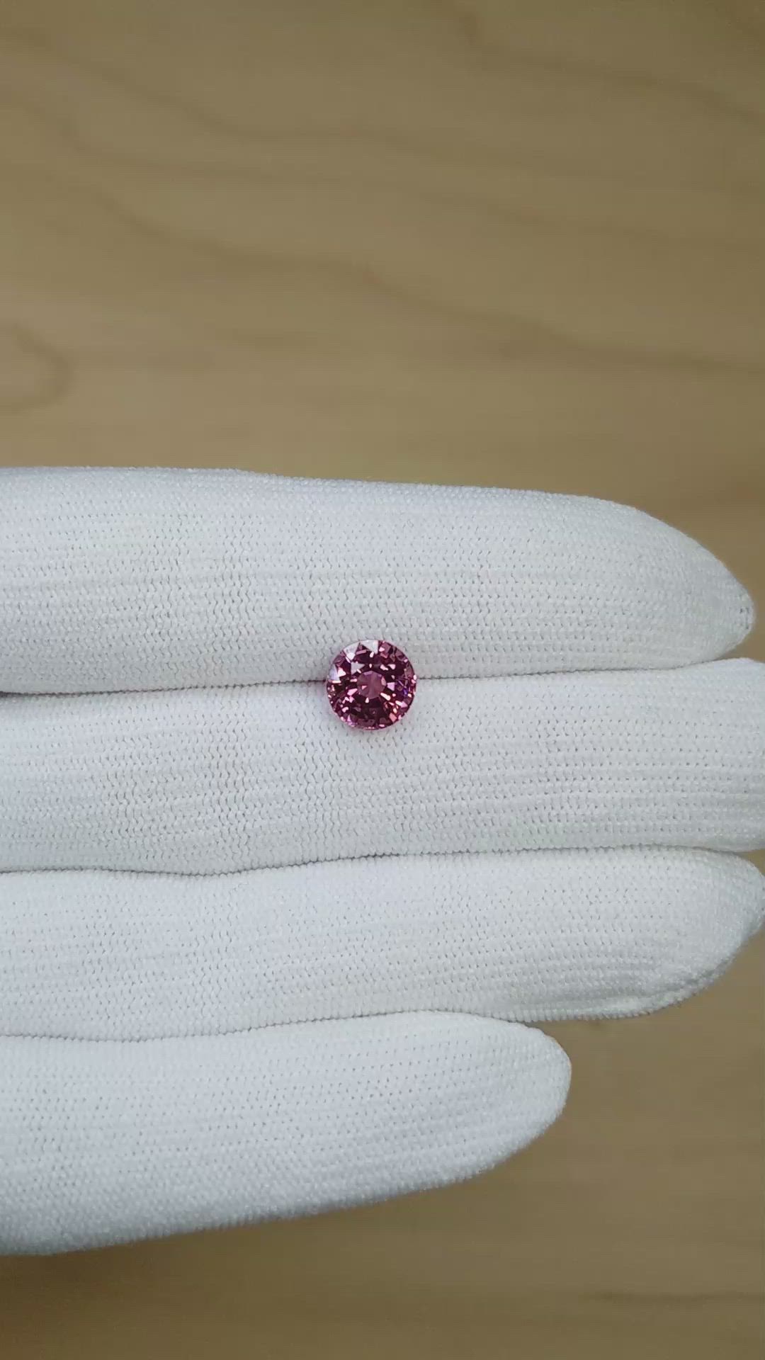 3.01 Ct. Pink Spinel from Burma (Myanmar) Size Video