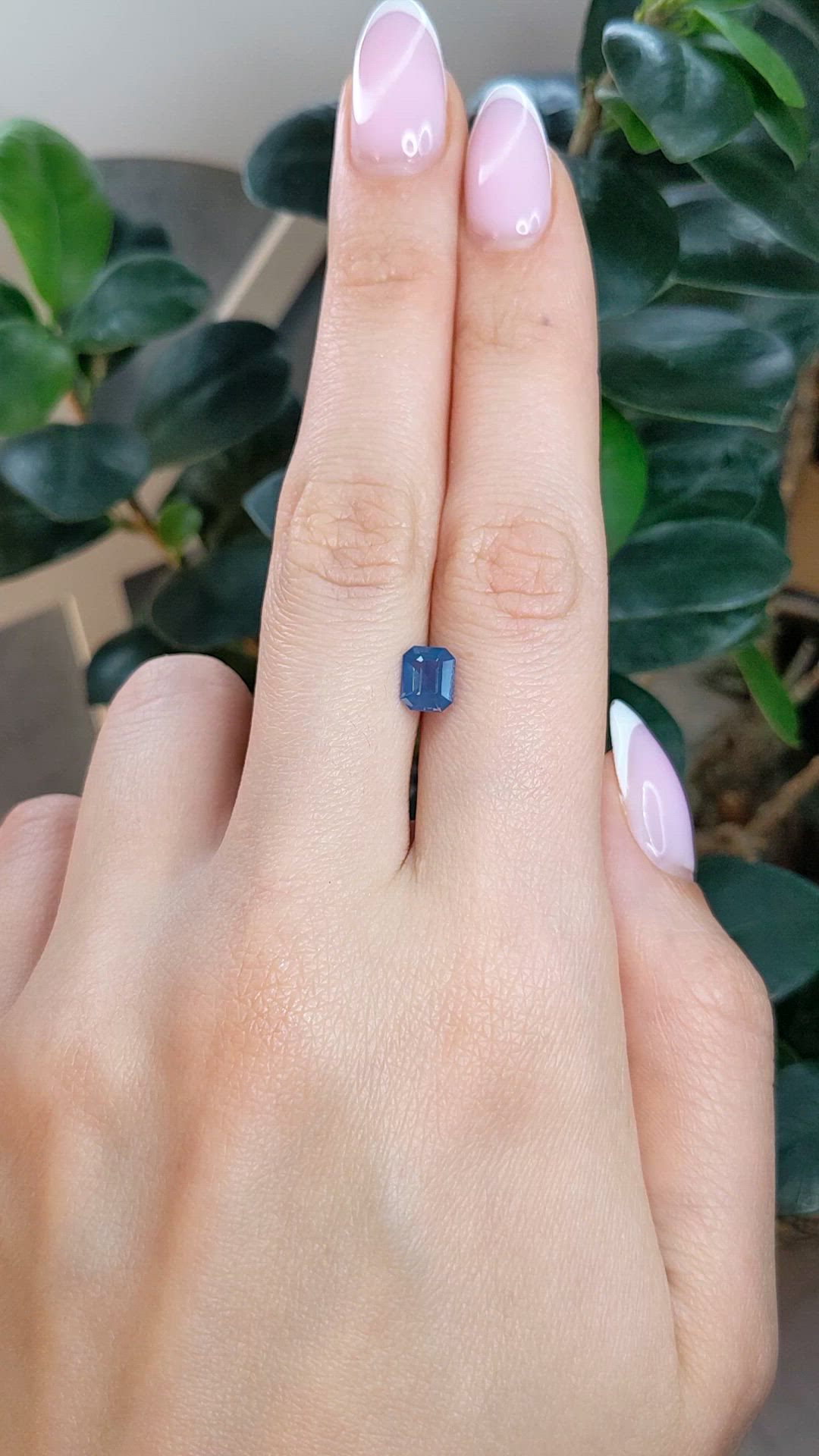 1.27 Ct. Greyish Blue Spinel from Tanzania Size Video