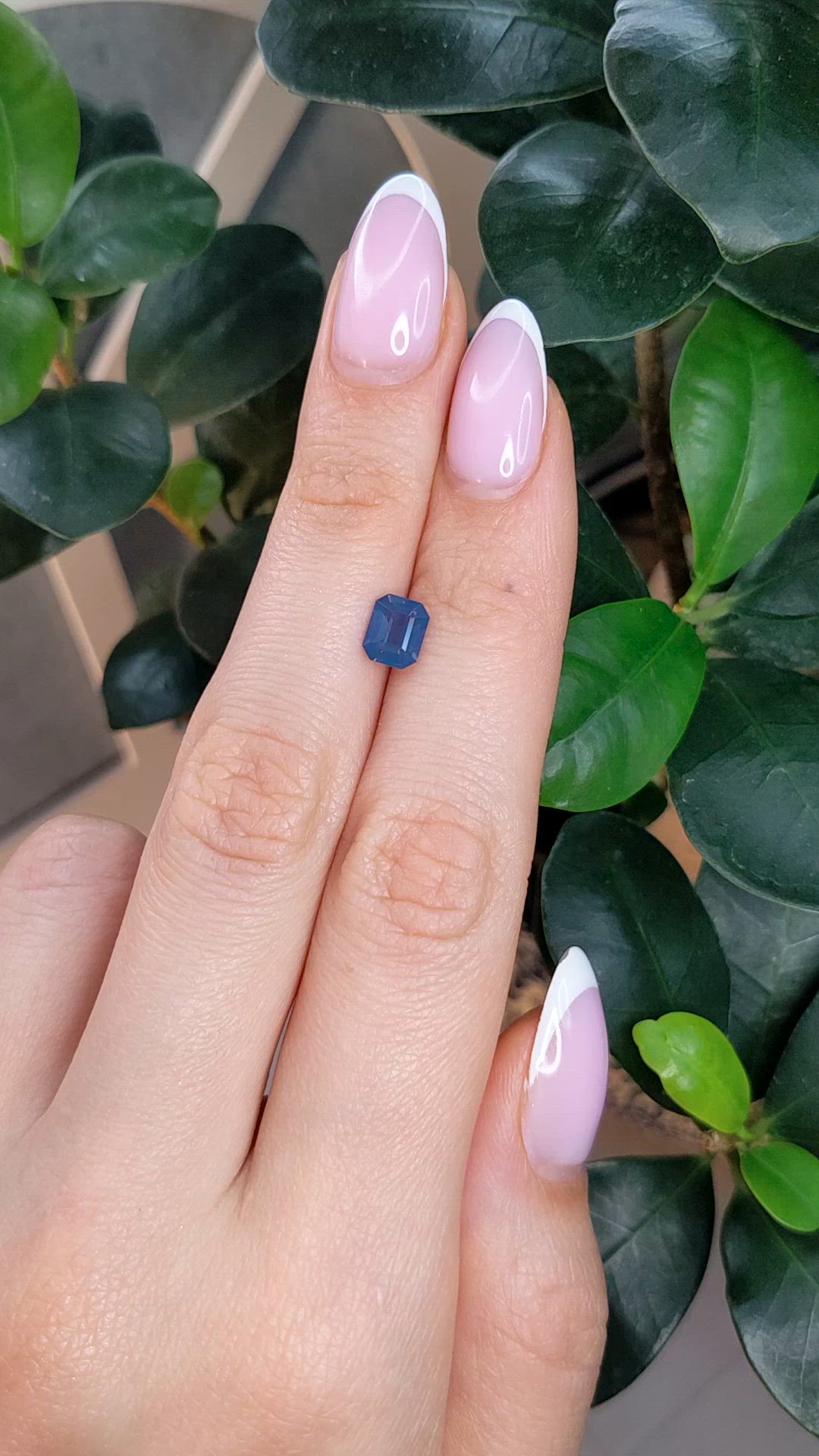 1.27 Ct. Greyish Blue Spinel from Tanzania Size Video