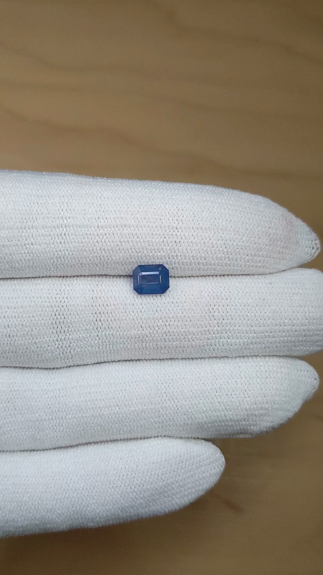 1.27 Ct. Greyish Blue Spinel from Tanzania Size Video