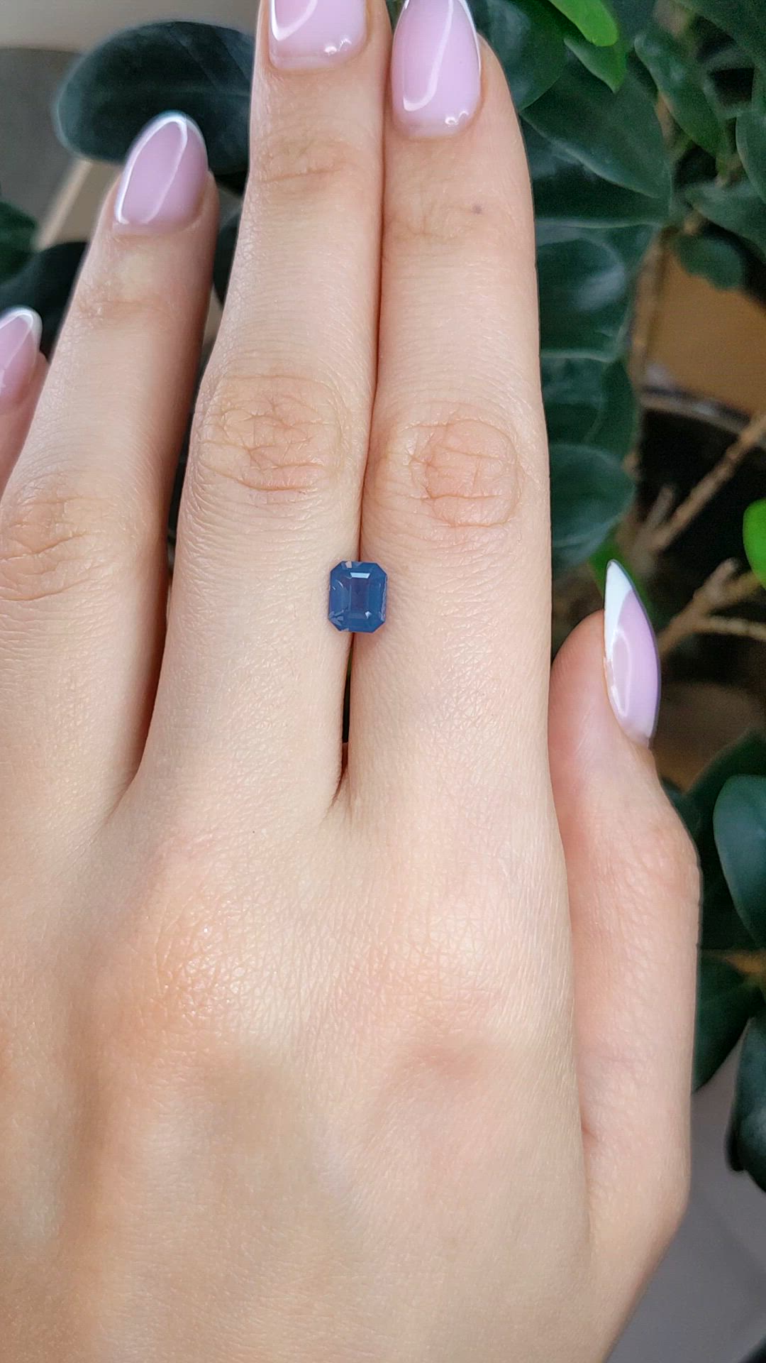 1.27 Ct. Greyish Blue Spinel from Tanzania Size Video