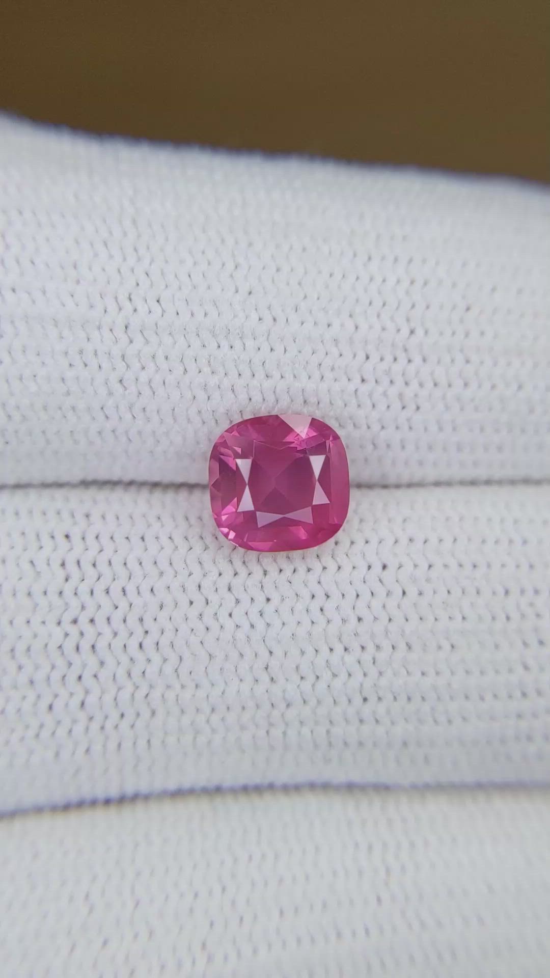2.02 Ct. Pink Spinel from Tanzania Size Video