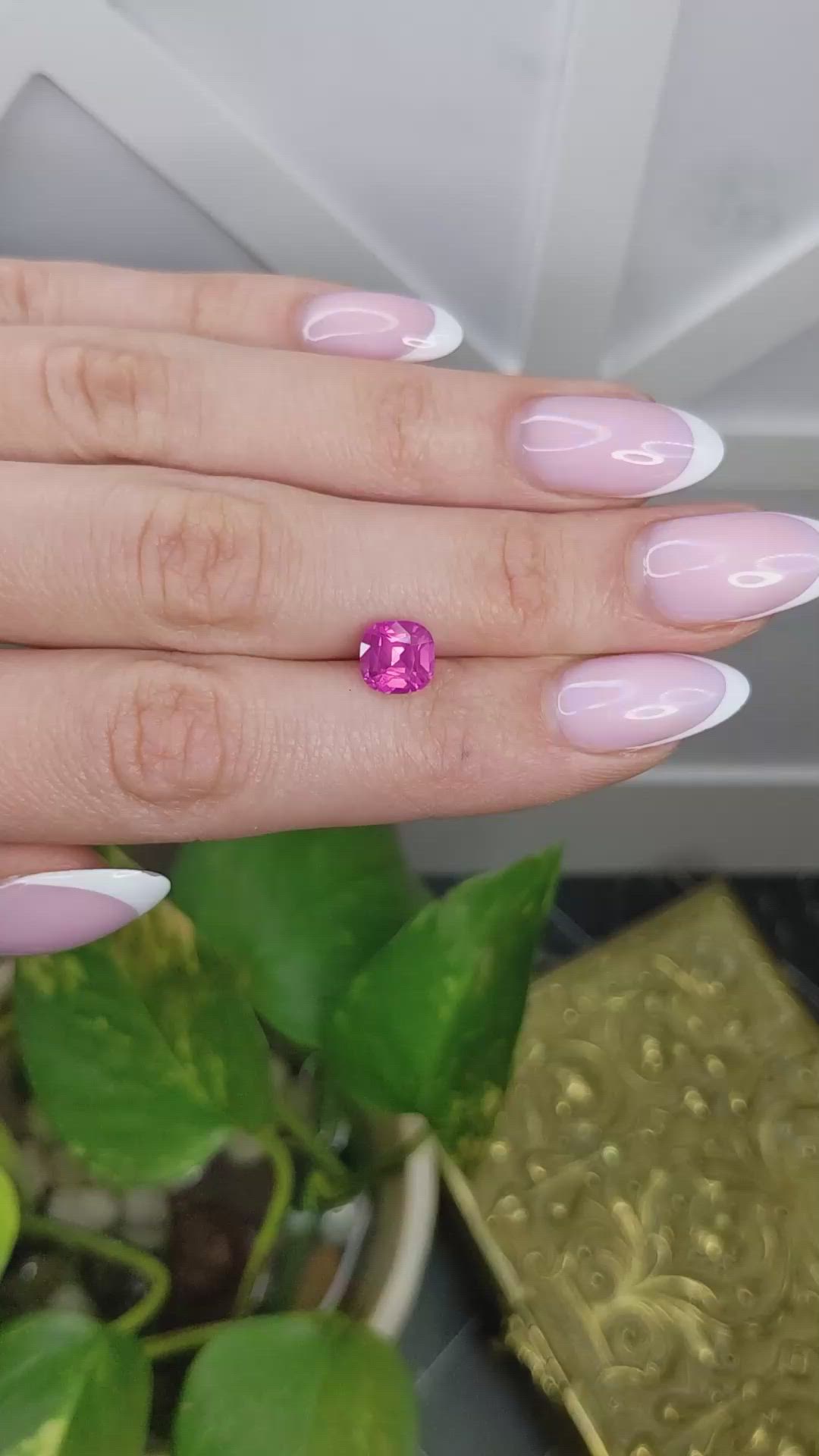 2.02 Ct. Pink Spinel from Tanzania Size Video