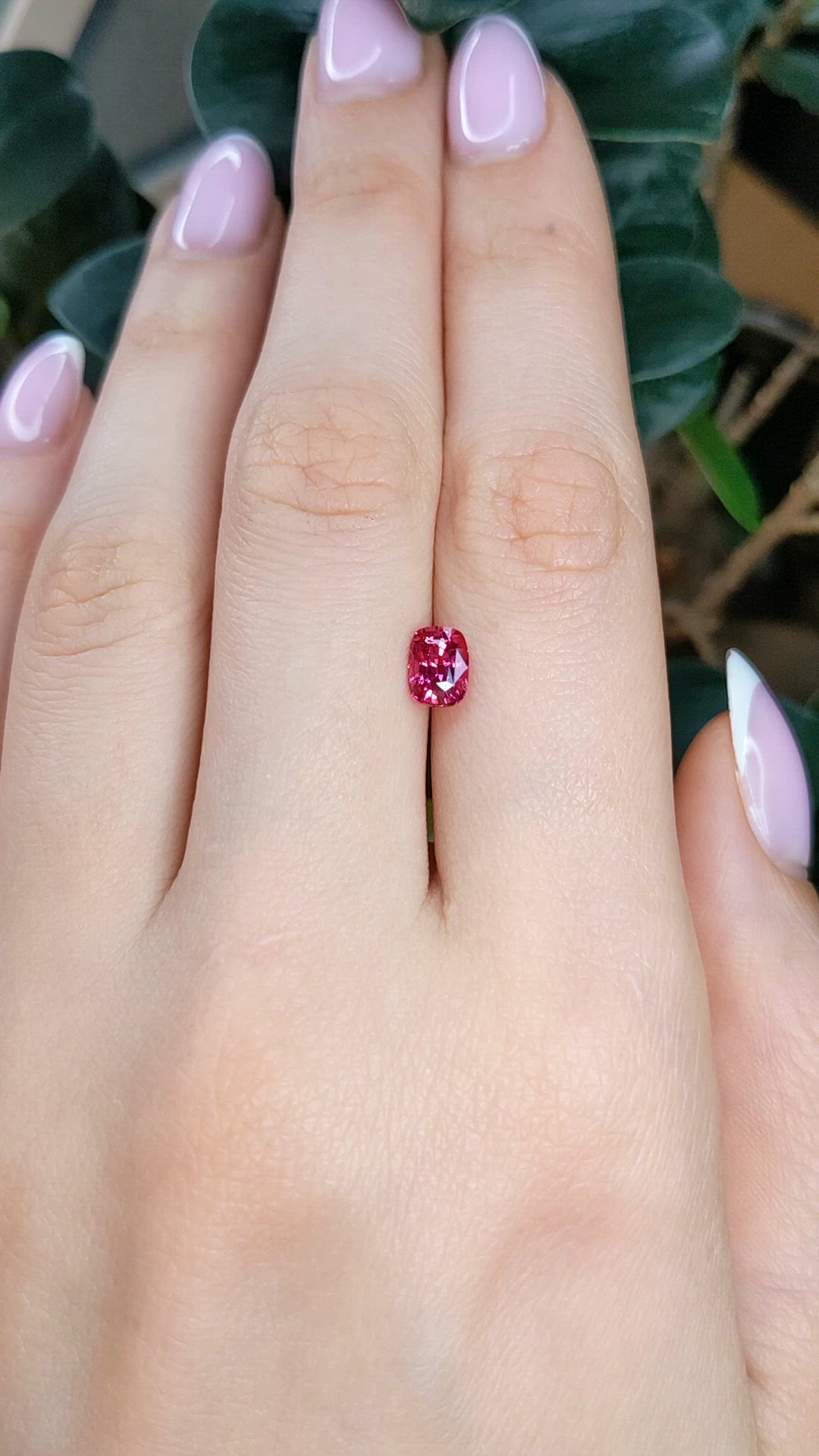 1.05 Ct. Pink Spinel from Tanzania Size Video