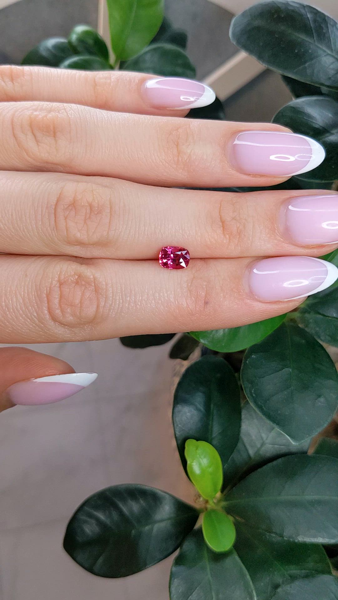 1.05 Ct. Pink Spinel from Tanzania Size Video