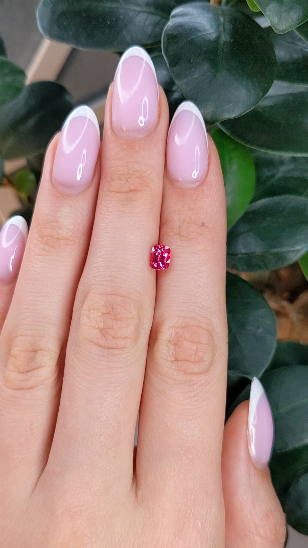 1.02 Ct. Pink Spinel from Tanzania Size Video
