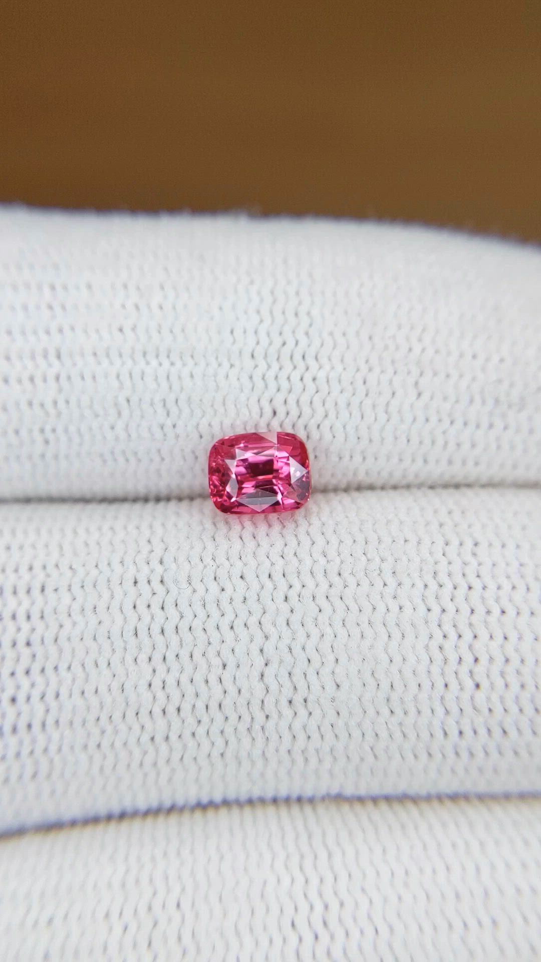 1.02 Ct. Pink Spinel from Tanzania Size Video