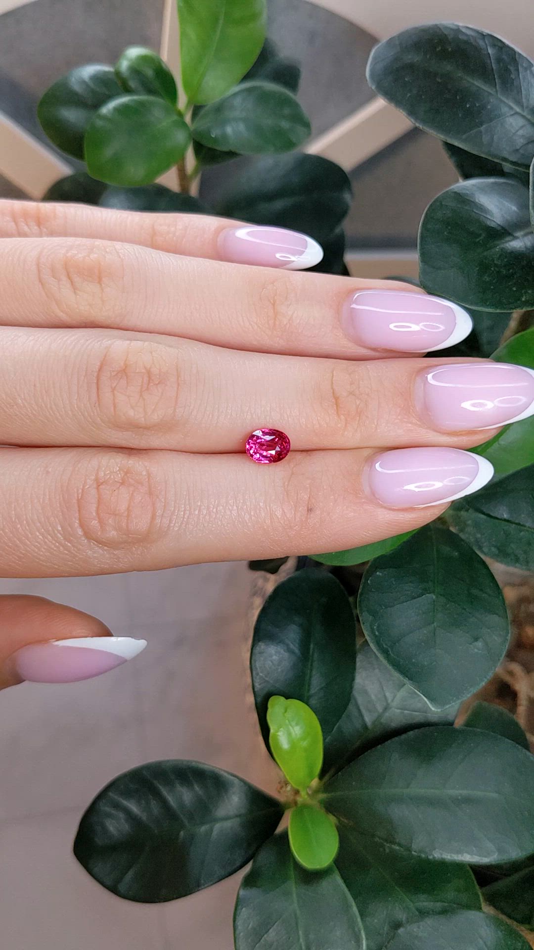 1.04 Ct. Pink Spinel from Tanzania Size Video