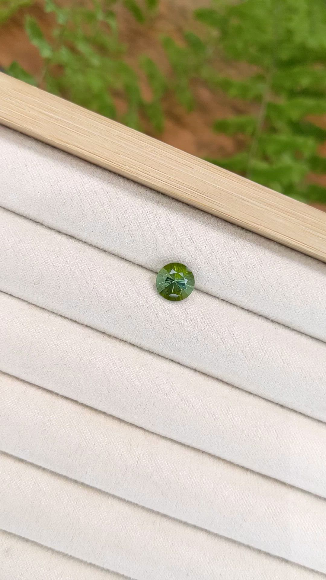 1.80 Ct. Green Tourmaline from Brazil Size Video
