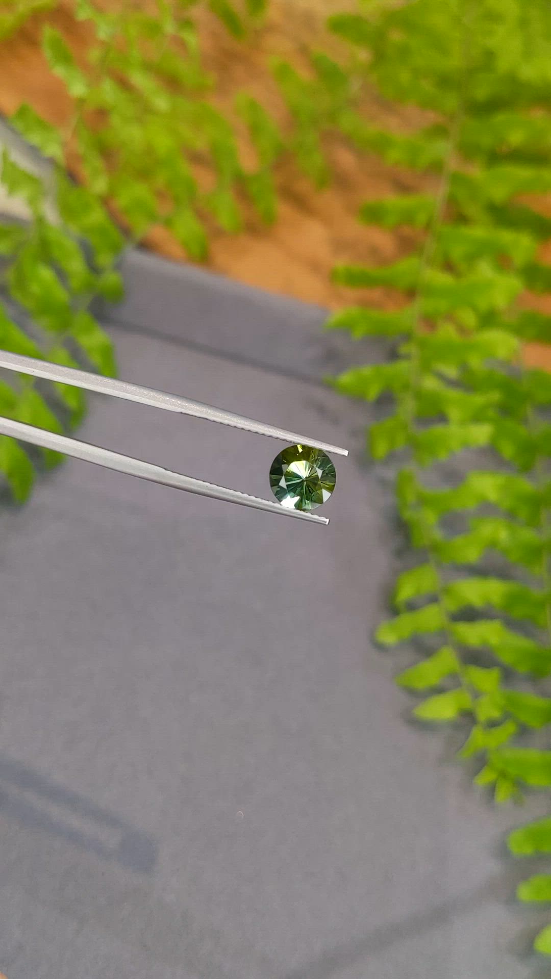 1.80 Ct. Green Tourmaline from Brazil Size Video