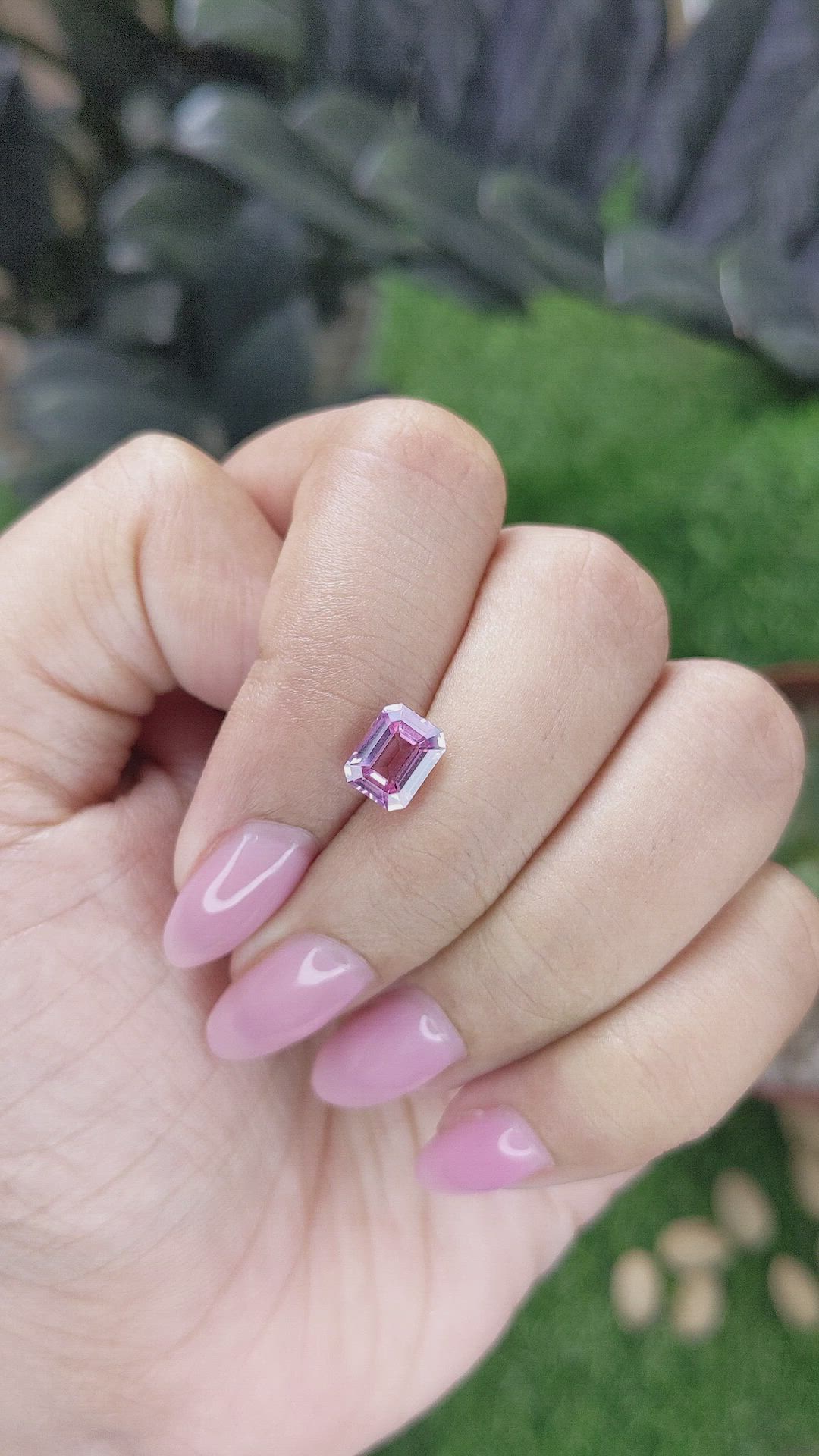 1.53 Ct. Pink Spinel from Madagascar Size Video