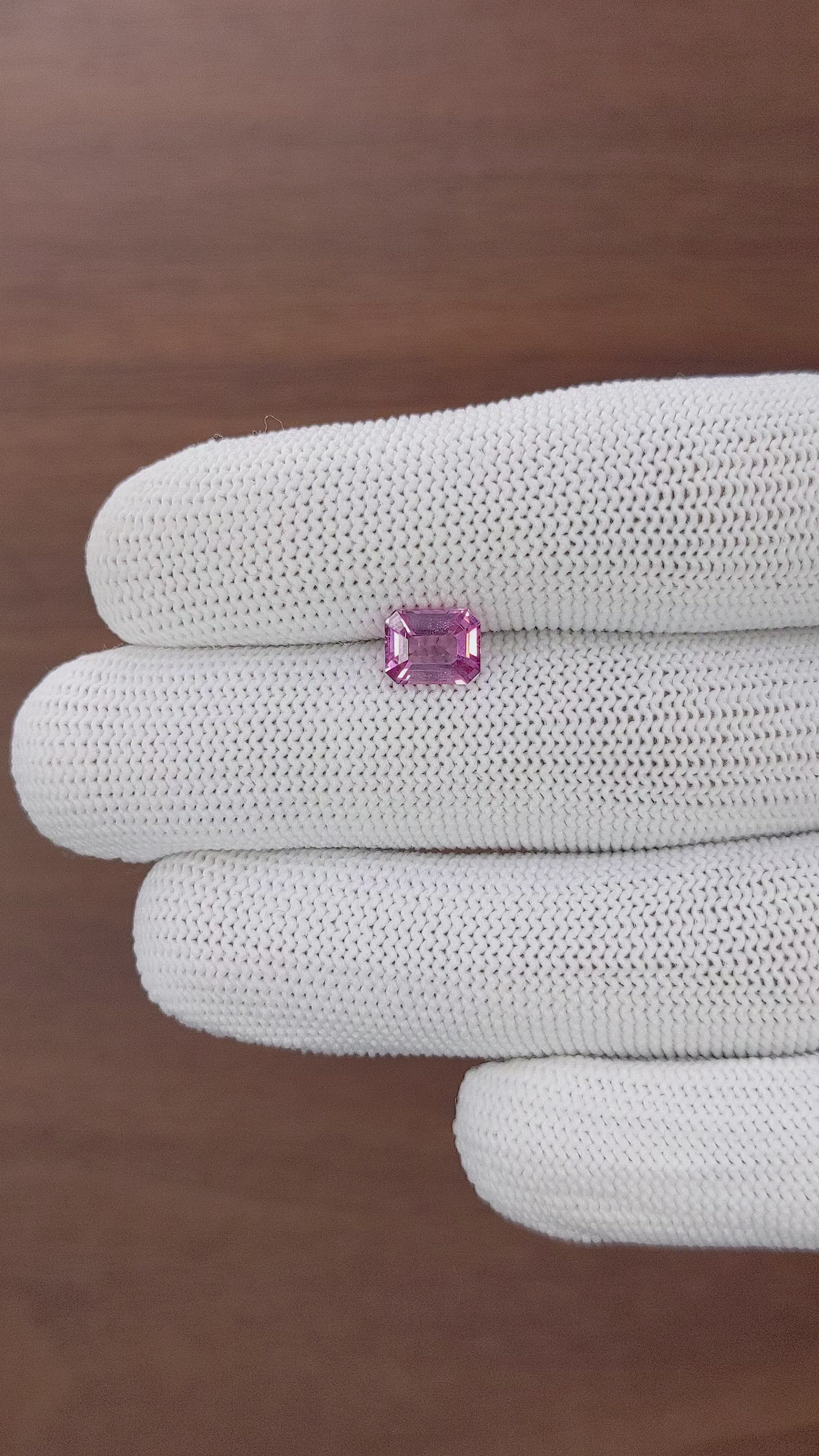 1.53 Ct. Pink Spinel from Madagascar Size Video
