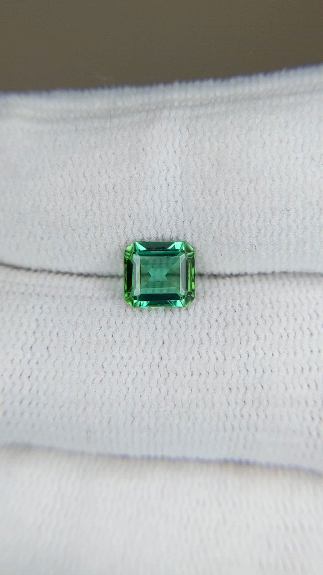 1.16 Ct. Green Tourmaline from Brazil Size Video