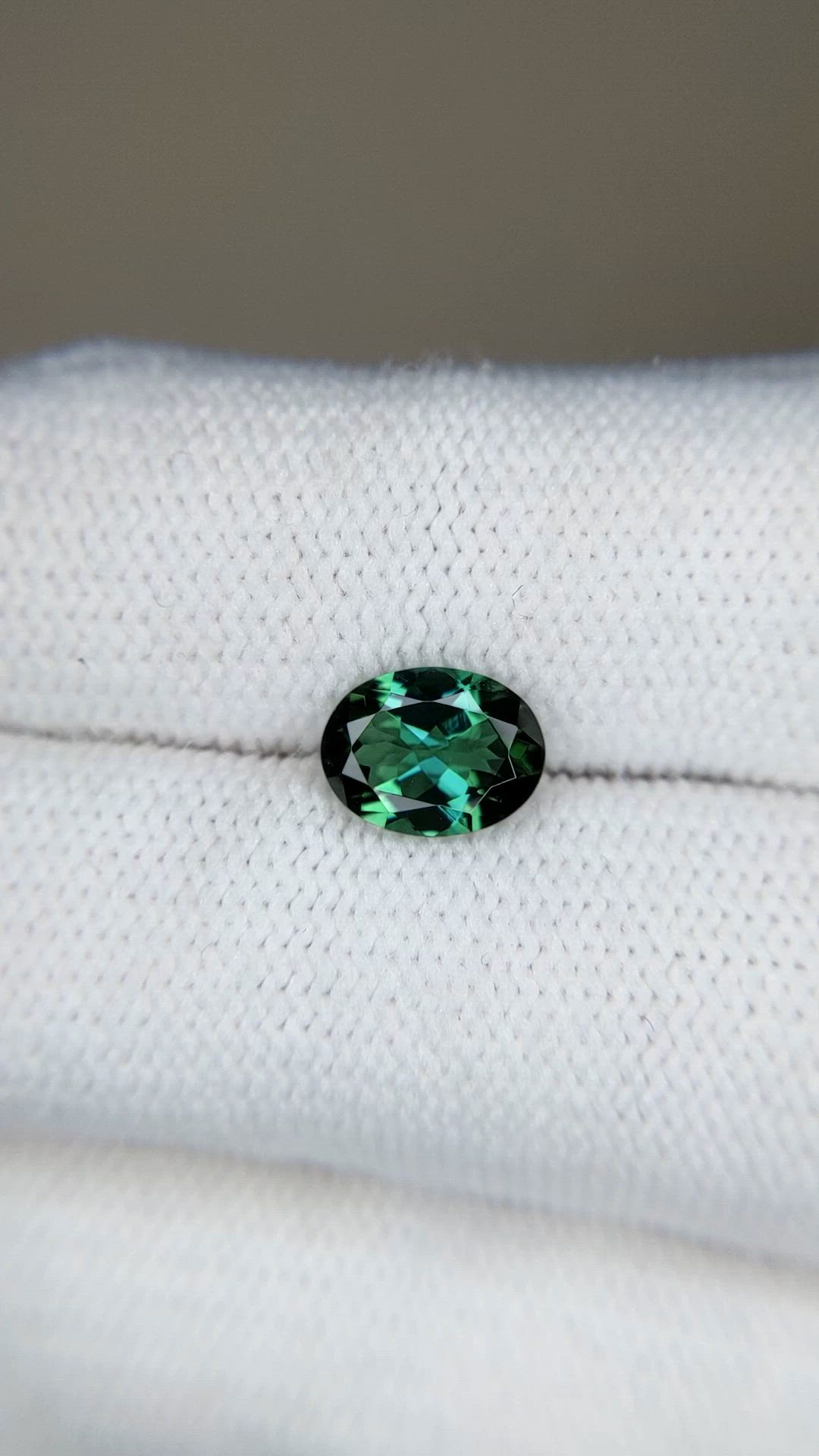 1.16 Ct. Green Tourmaline from Brazil Size Video