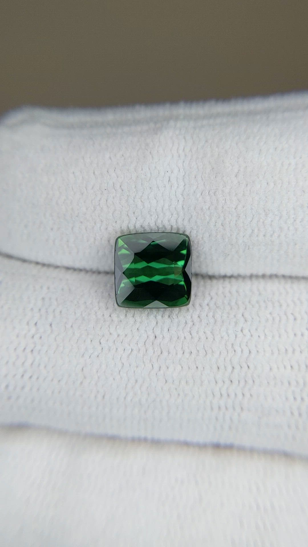 2.13 Ct. Green Tourmaline from Brazil Size Video