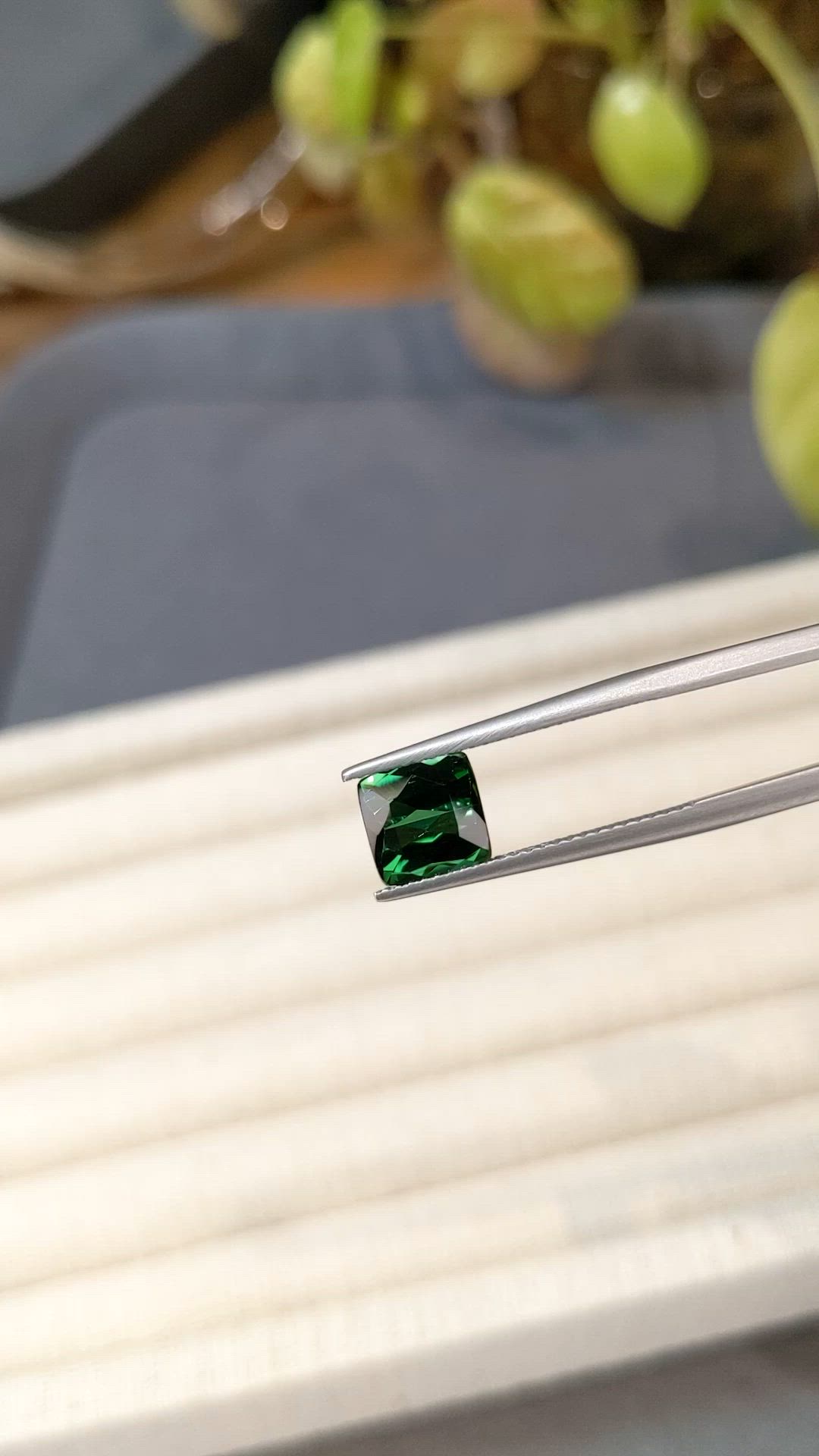 2.13 Ct. Green Tourmaline from Brazil Size Video