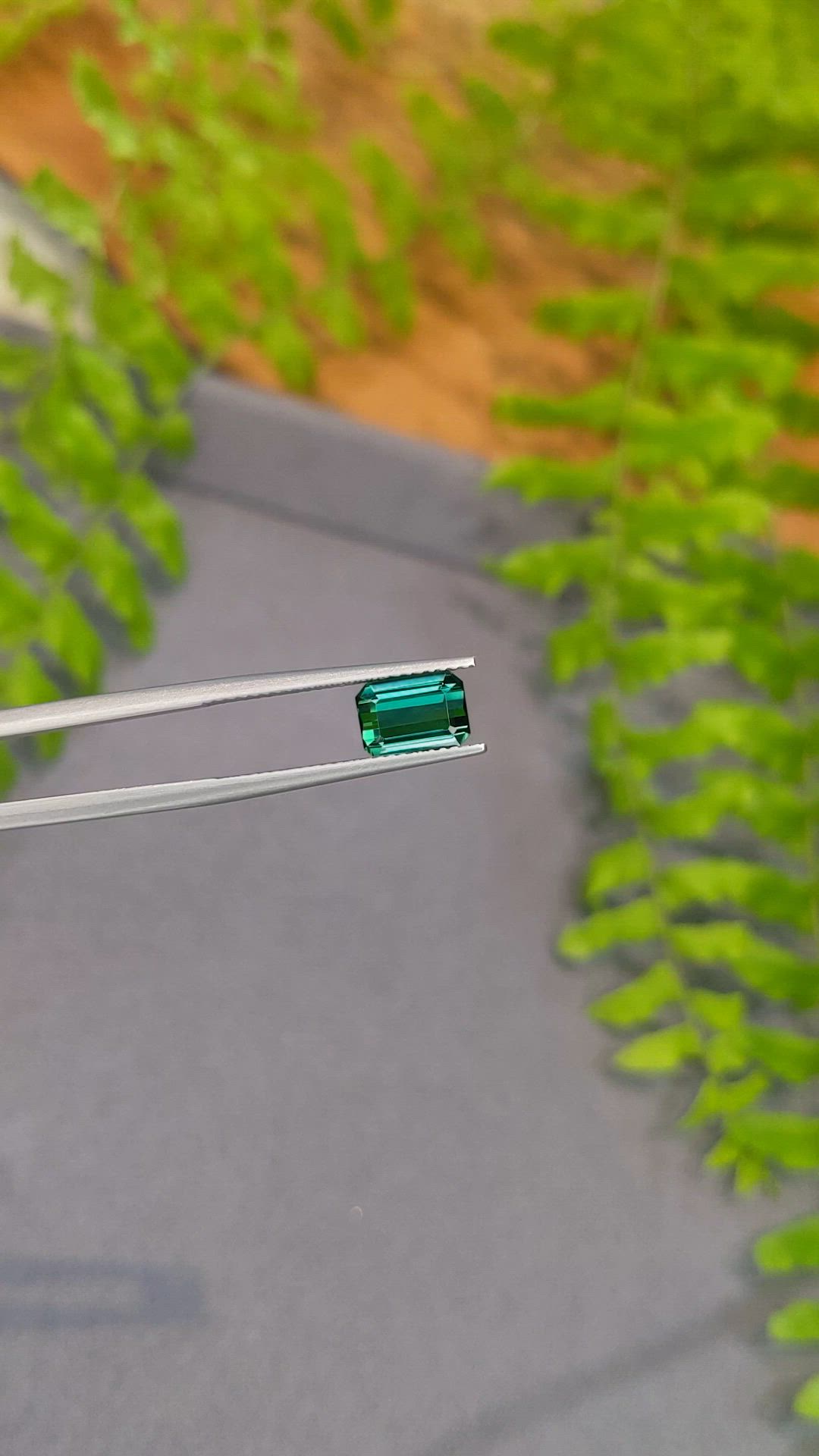 1.89 Ct. Green Tourmaline from Brazil Size Video