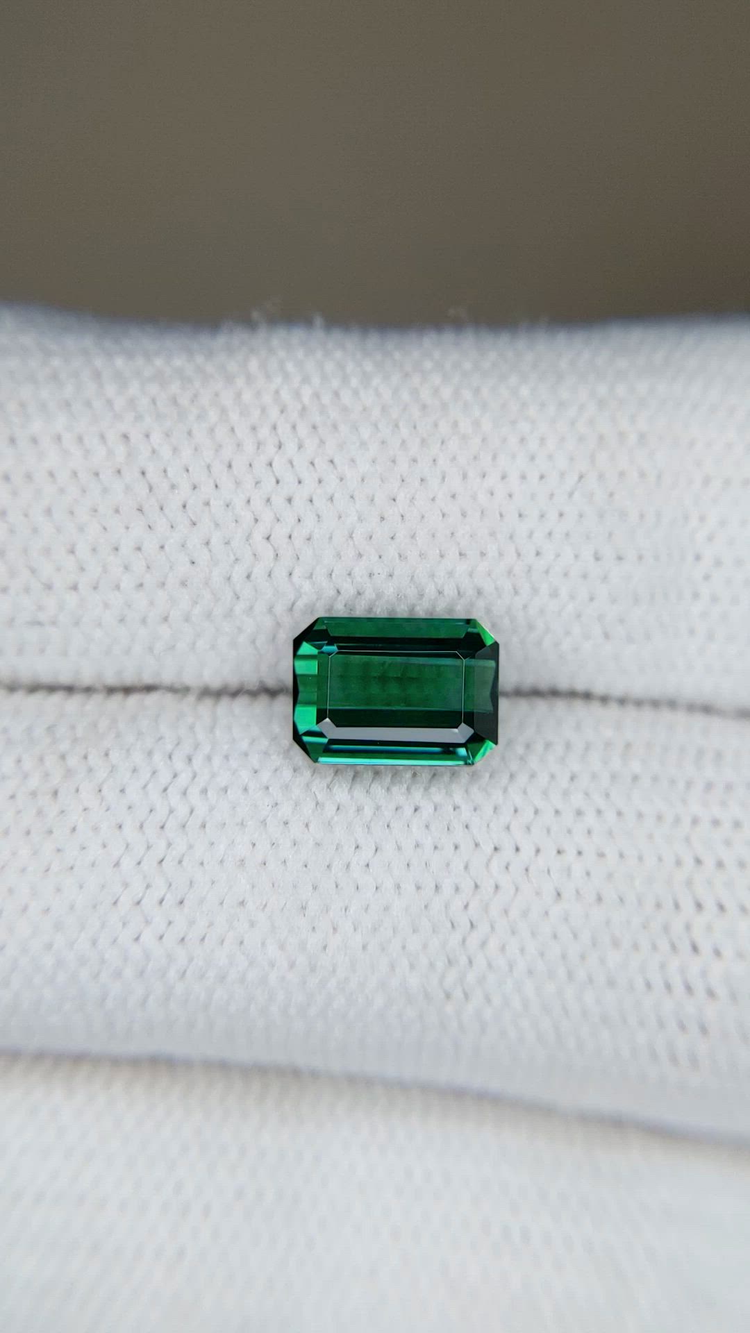 1.89 Ct. Green Tourmaline from Brazil Size Video