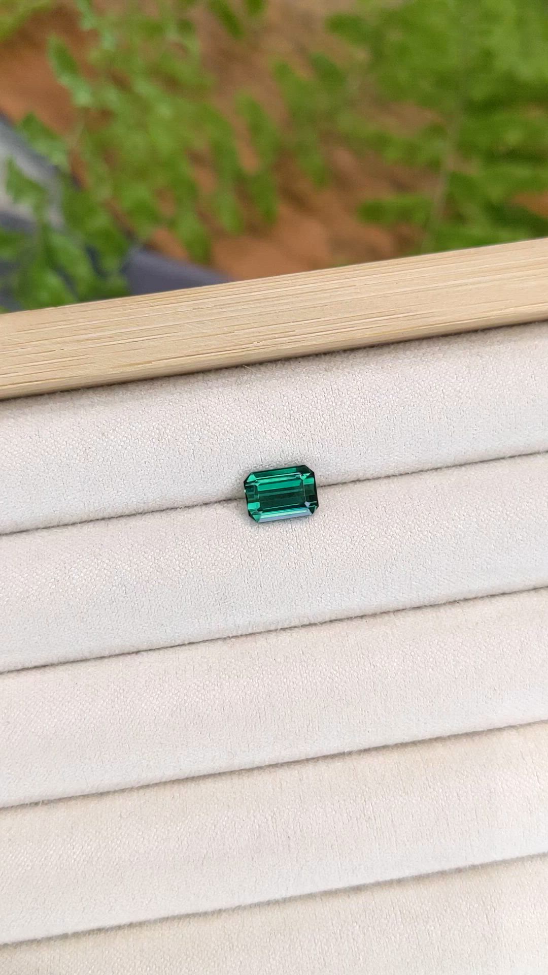 1.89 Ct. Green Tourmaline from Brazil Size Video