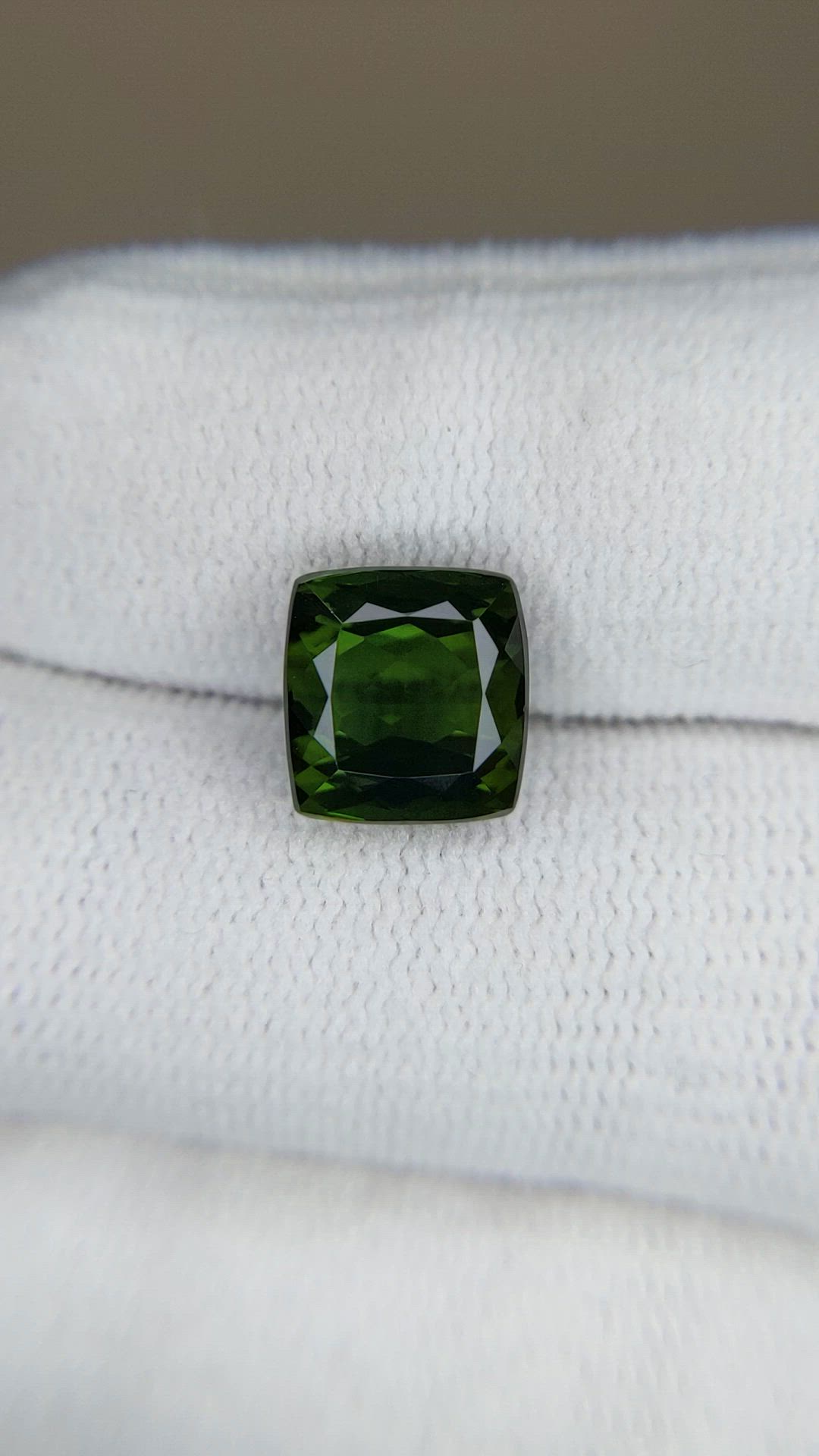 4.80 Ct. Green Tourmaline from Brazil Size Video