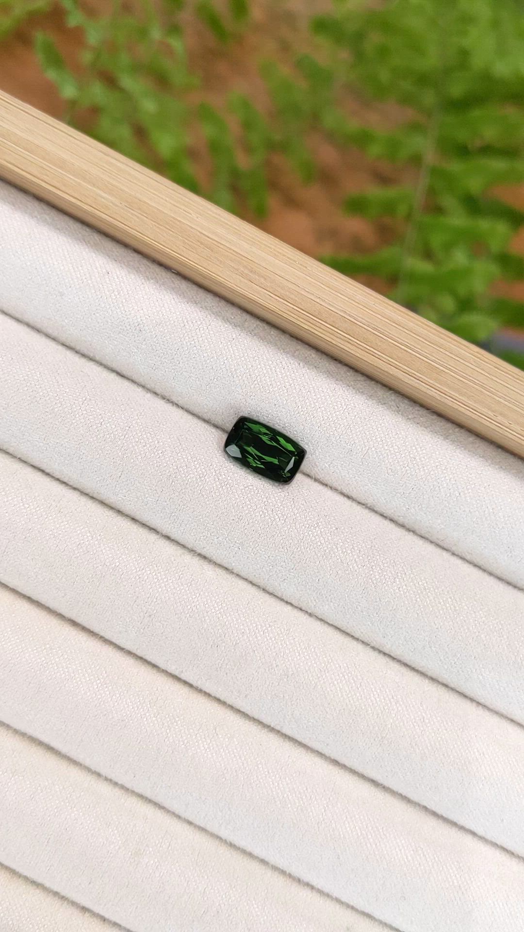 2.58 Ct. Green Tourmaline from Brazil Size Video