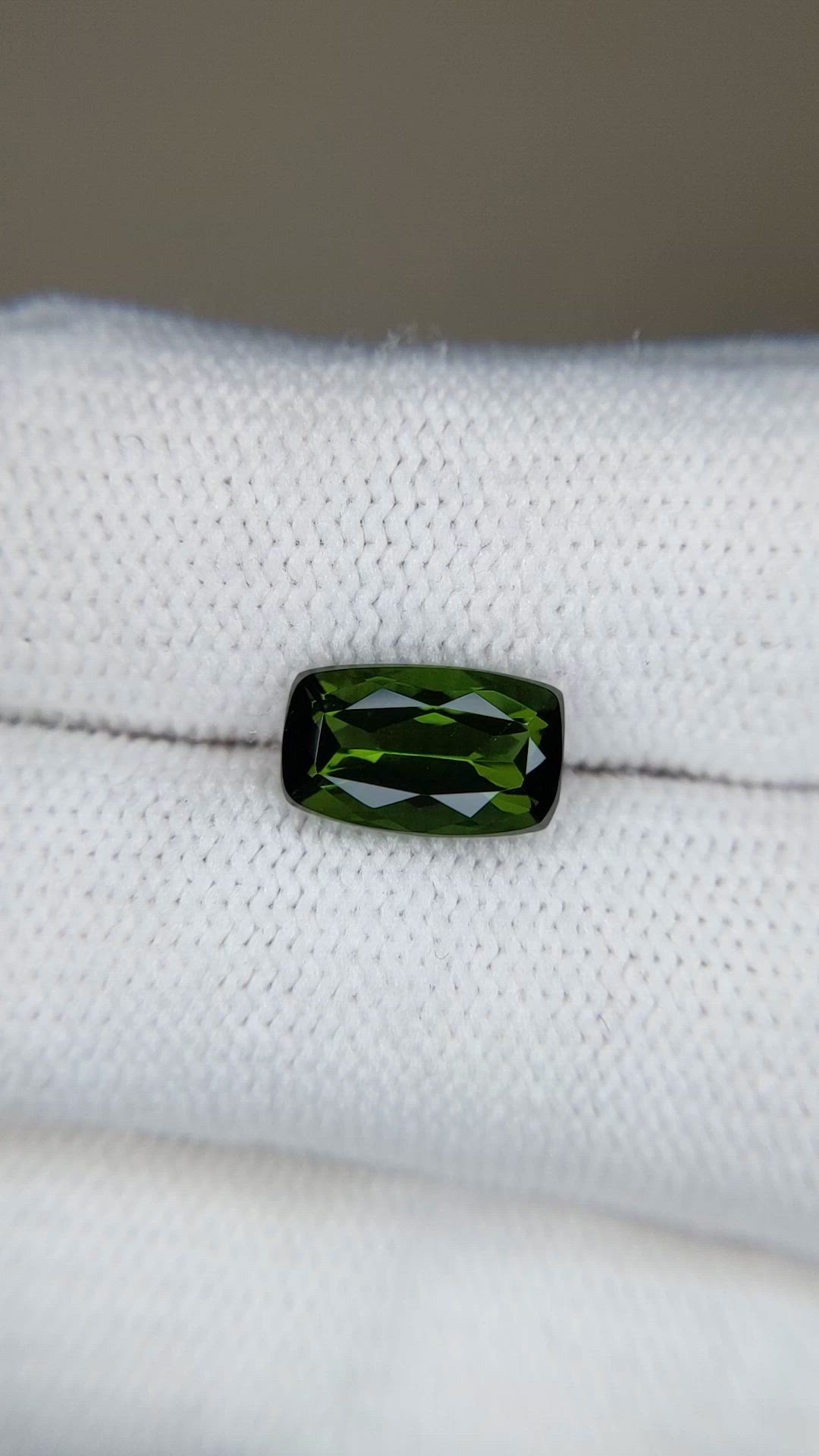 2.25 Ct. Green Tourmaline from Brazil Size Video