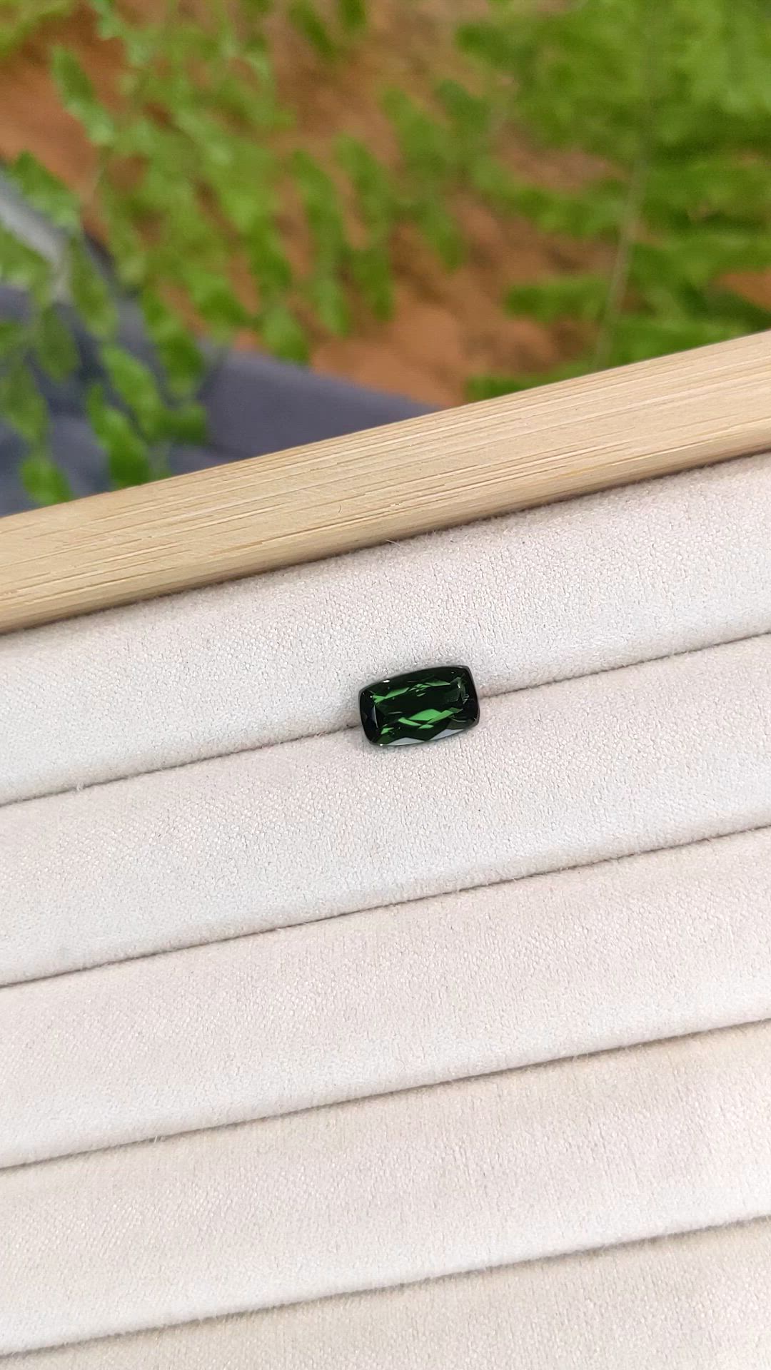 2.25 Ct. Green Tourmaline from Brazil Size Video
