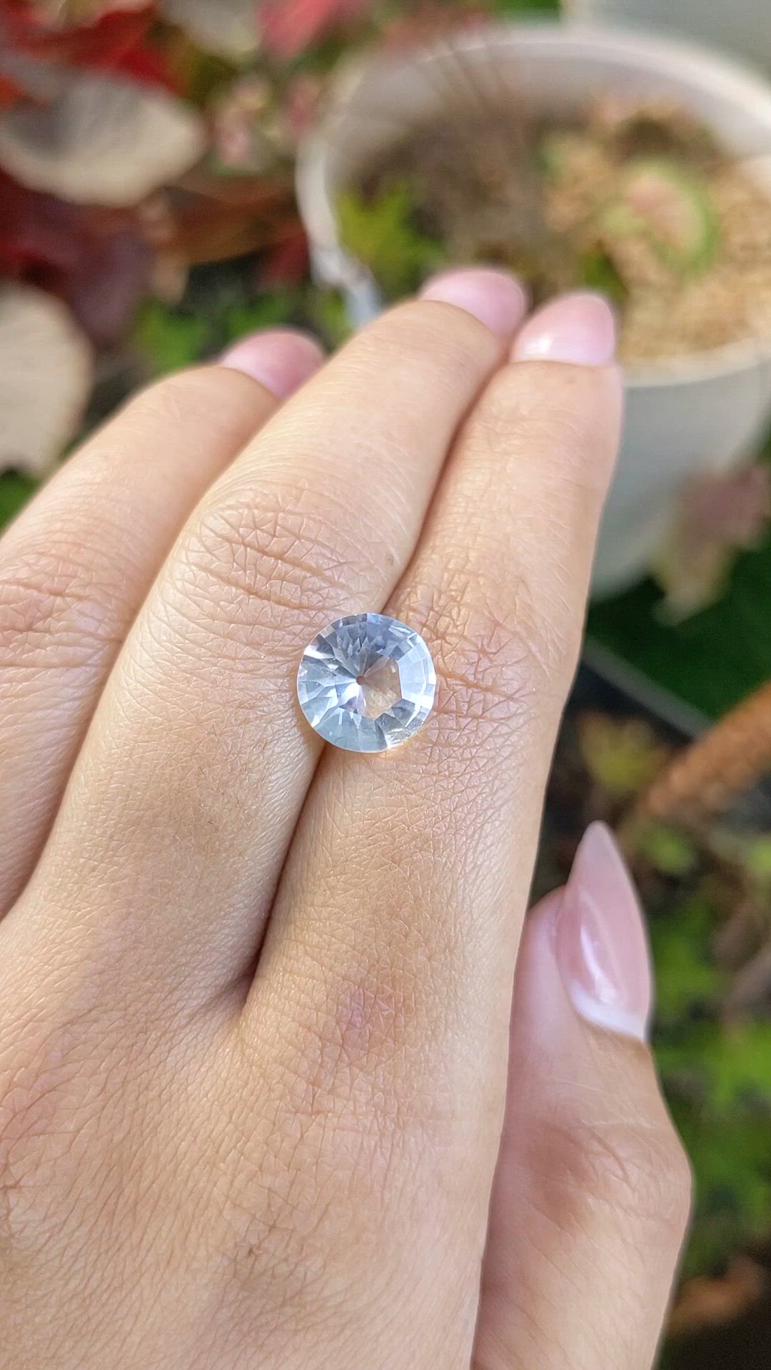 3.40 Ct. White Quartz from Madagascar Size Video