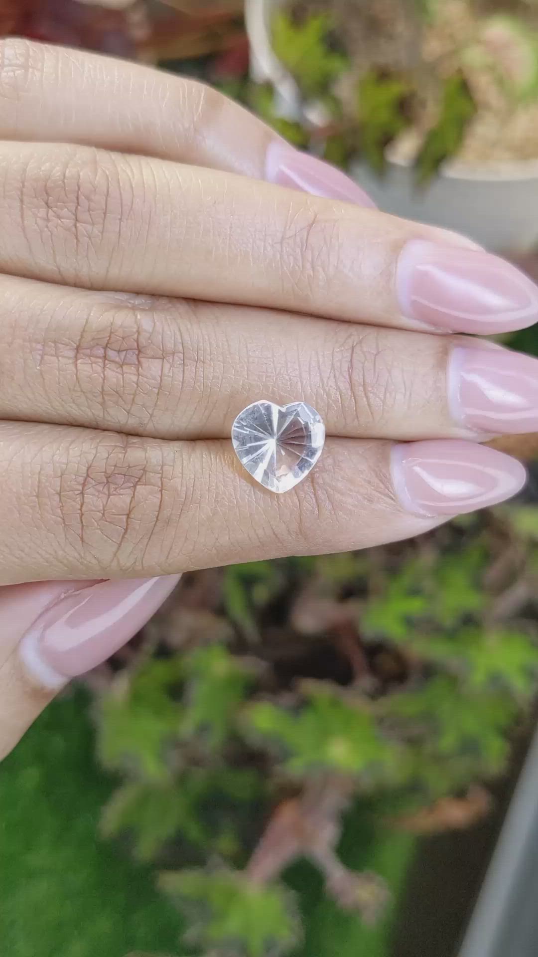 2.42 Ct. White Quartz from Madagascar Size Video