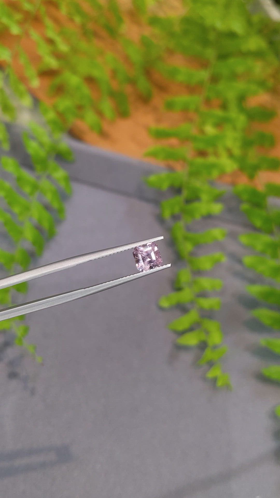 1.37 Ct. Pink Spinel from Burma (Myanmar) Size Video