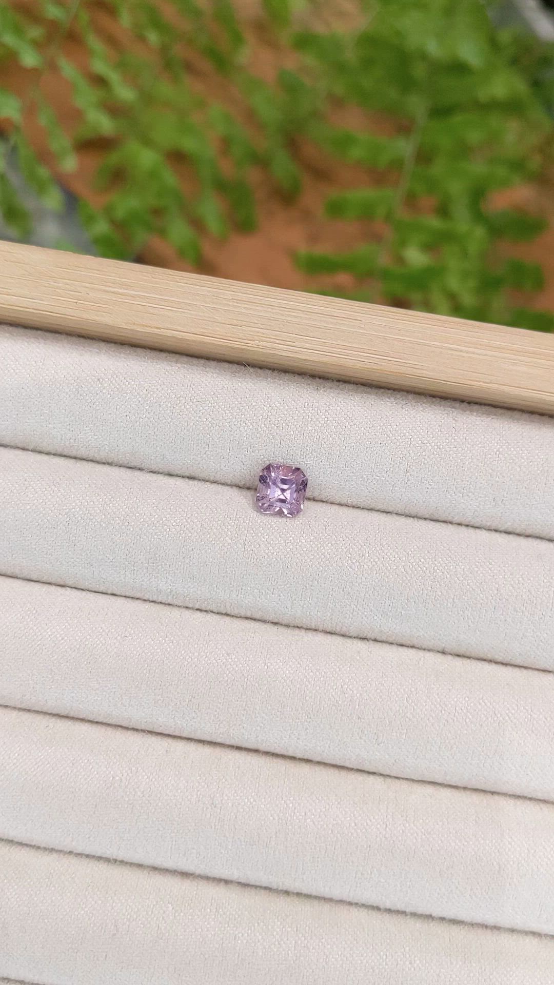1.37 Ct. Pink Spinel from Burma (Myanmar) Size Video