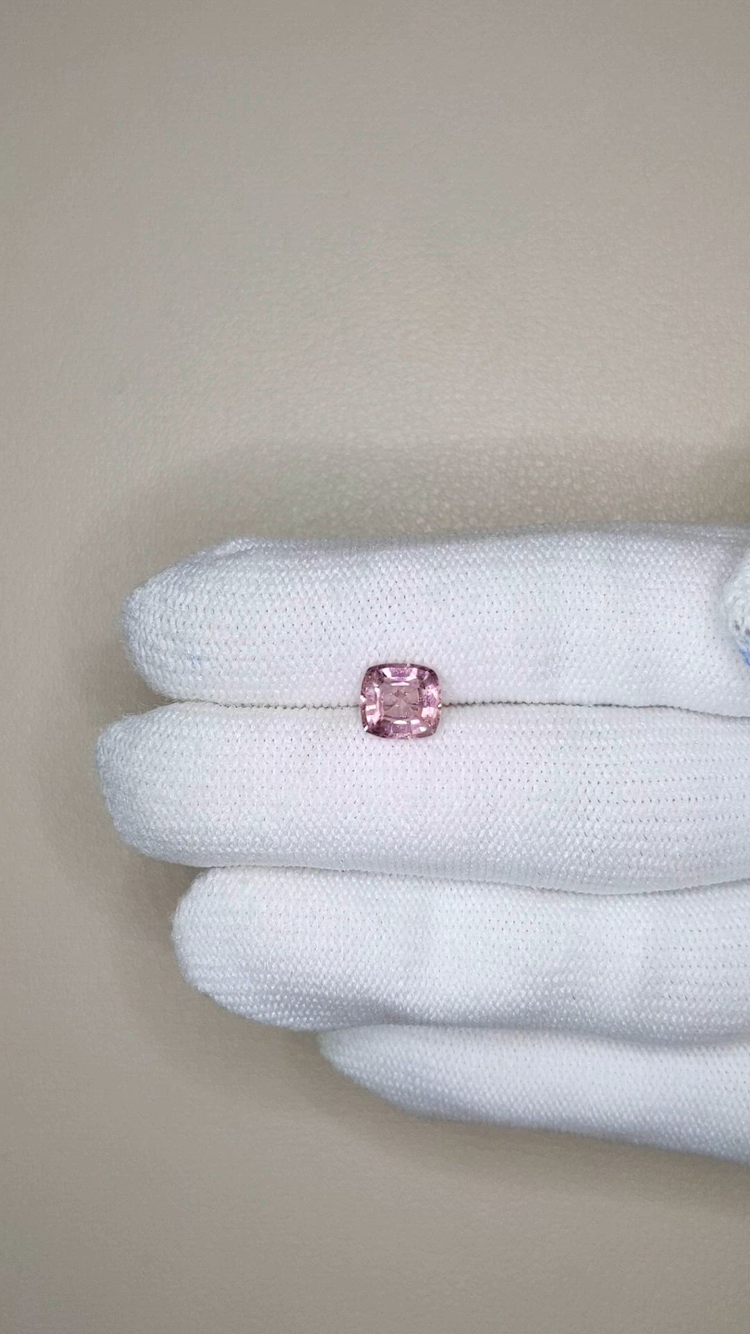 1.71 Ct. Pink Spinel from Burma (Myanmar) Size Video