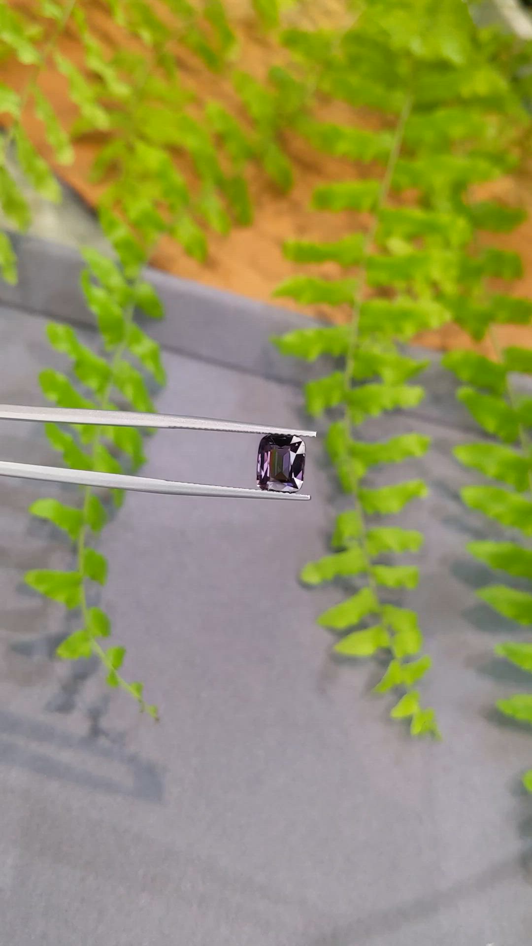 2.20 Ct. Purple Spinel from Burma (Myanmar) Size Video