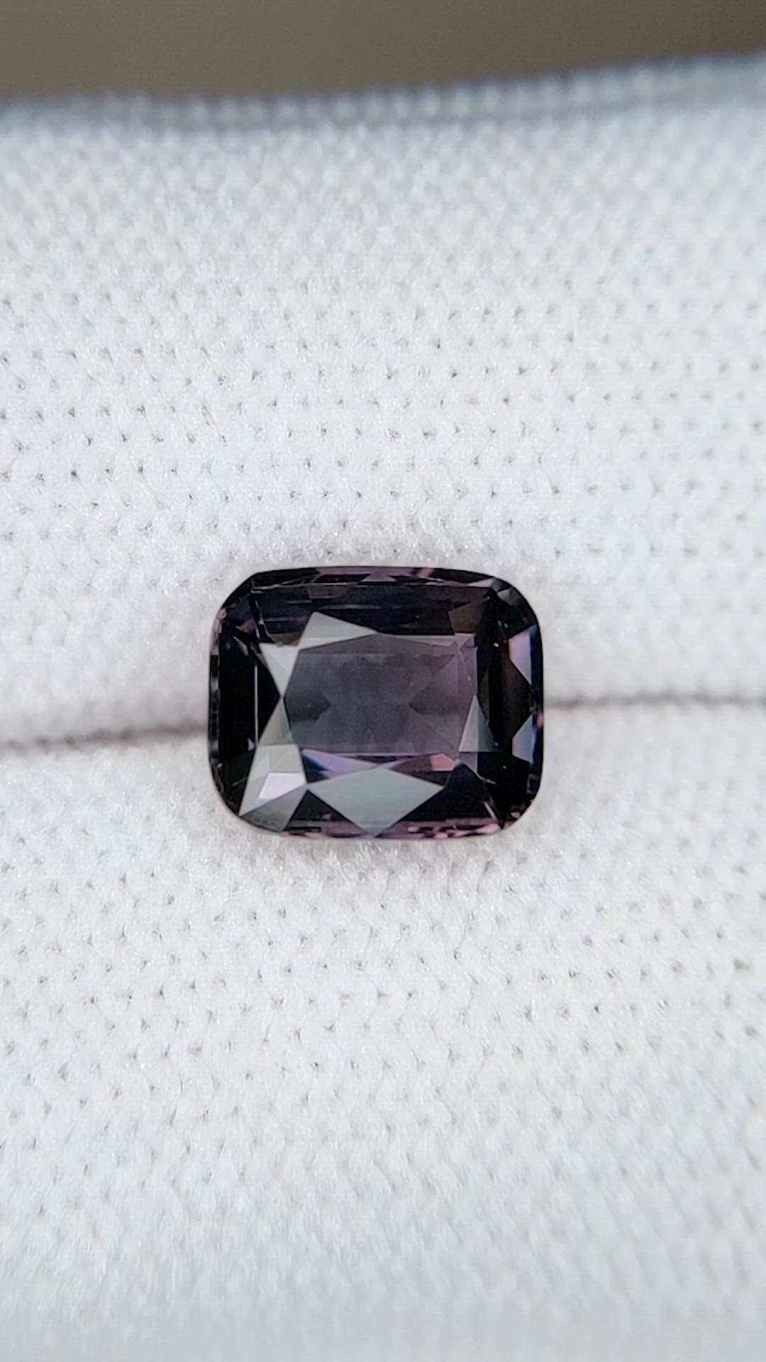 2.20 Ct. Purple Spinel from Burma (Myanmar) Size Video