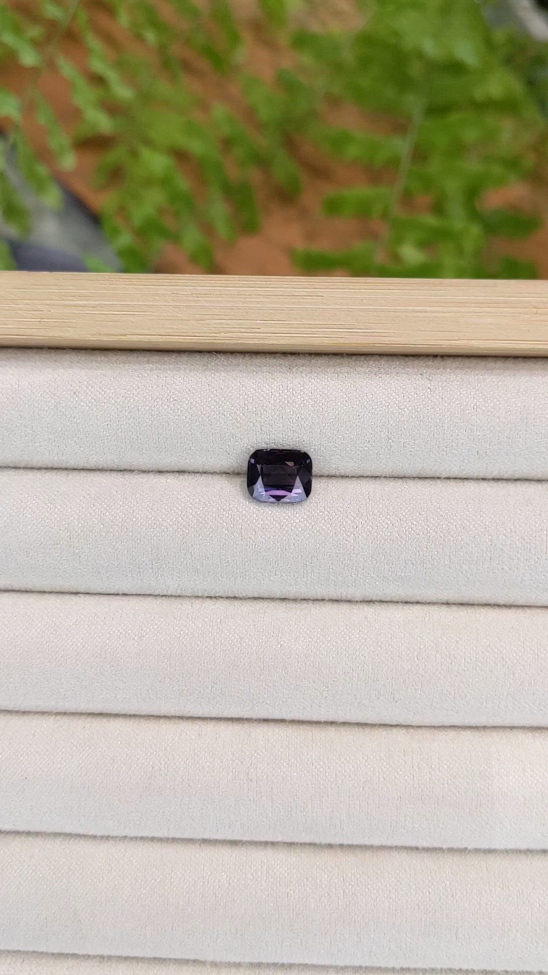 2.20 Ct. Purple Spinel from Burma (Myanmar) Size Video