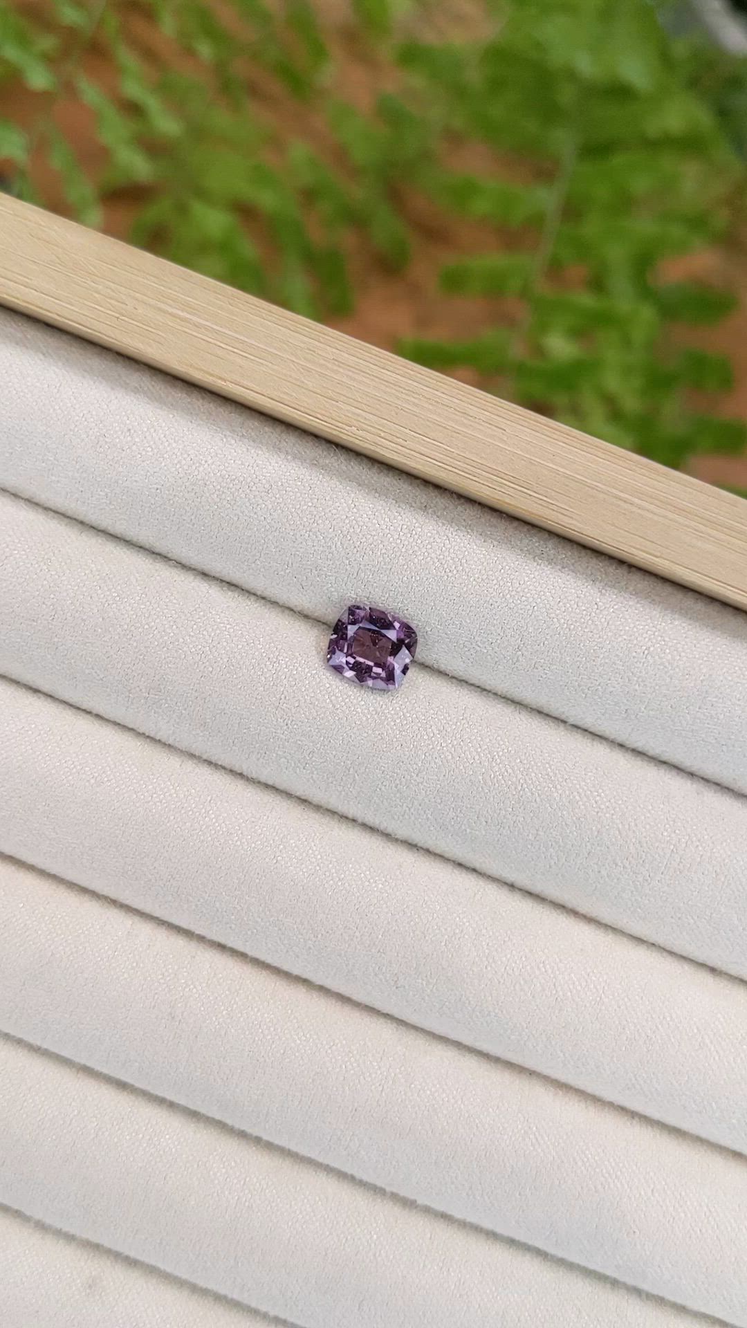1.71 Ct. Pinkish Purple Spinel from Ceylon (Sri Lanka) Size Video
