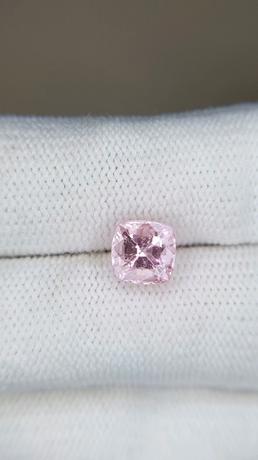 2.23 Ct. Pink Spinel from Burma (Myanmar) Size Video