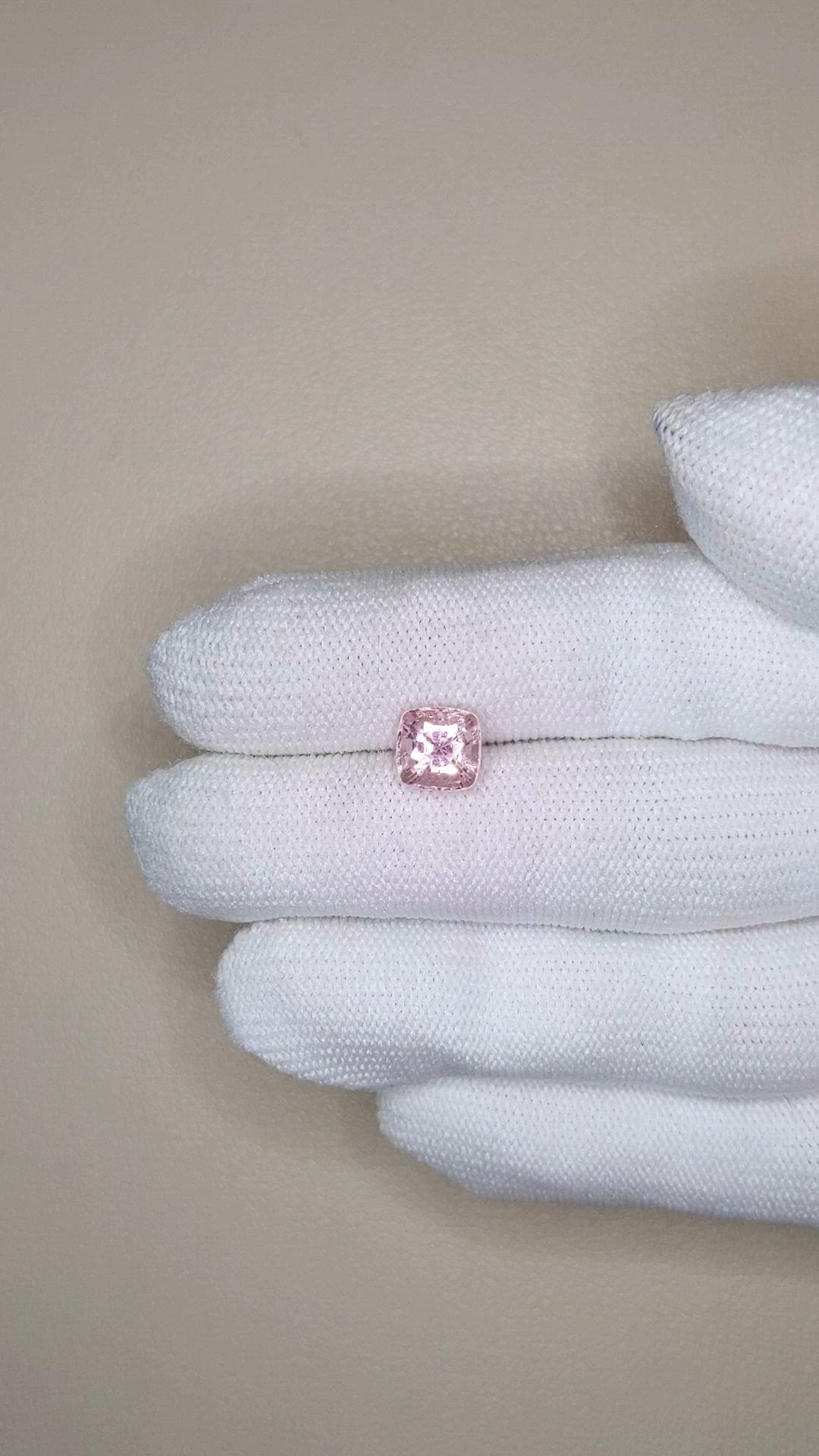 2.23 Ct. Pink Spinel from Burma (Myanmar) Size Video