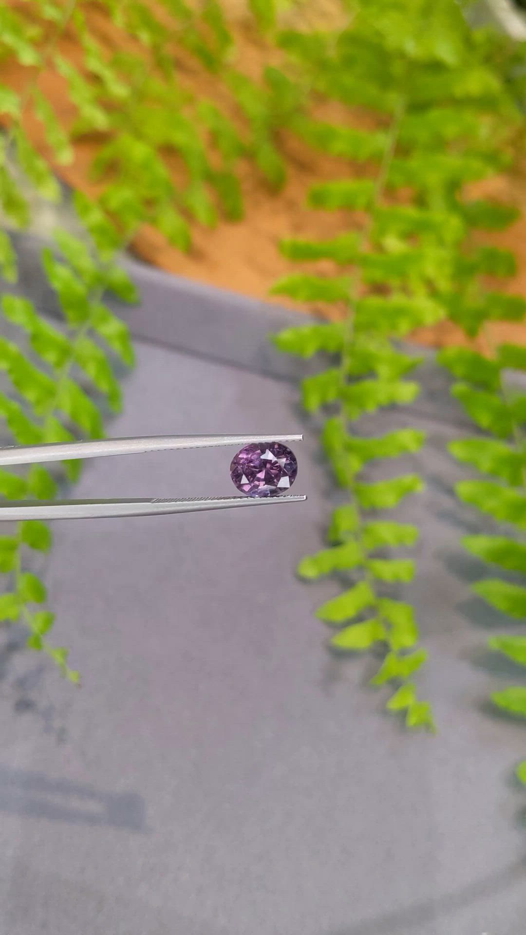 3.10 Ct. Purple Spinel from Burma (Myanmar) Size Video