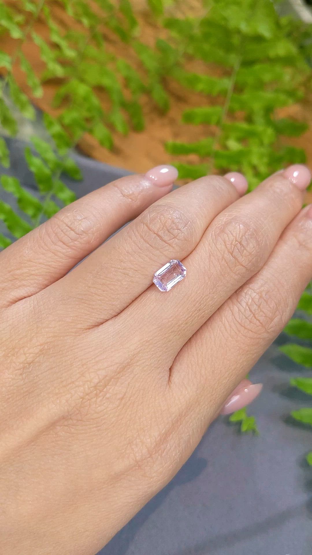 1.20 Ct. Pink Spinel from Burma (Myanmar) Size Video