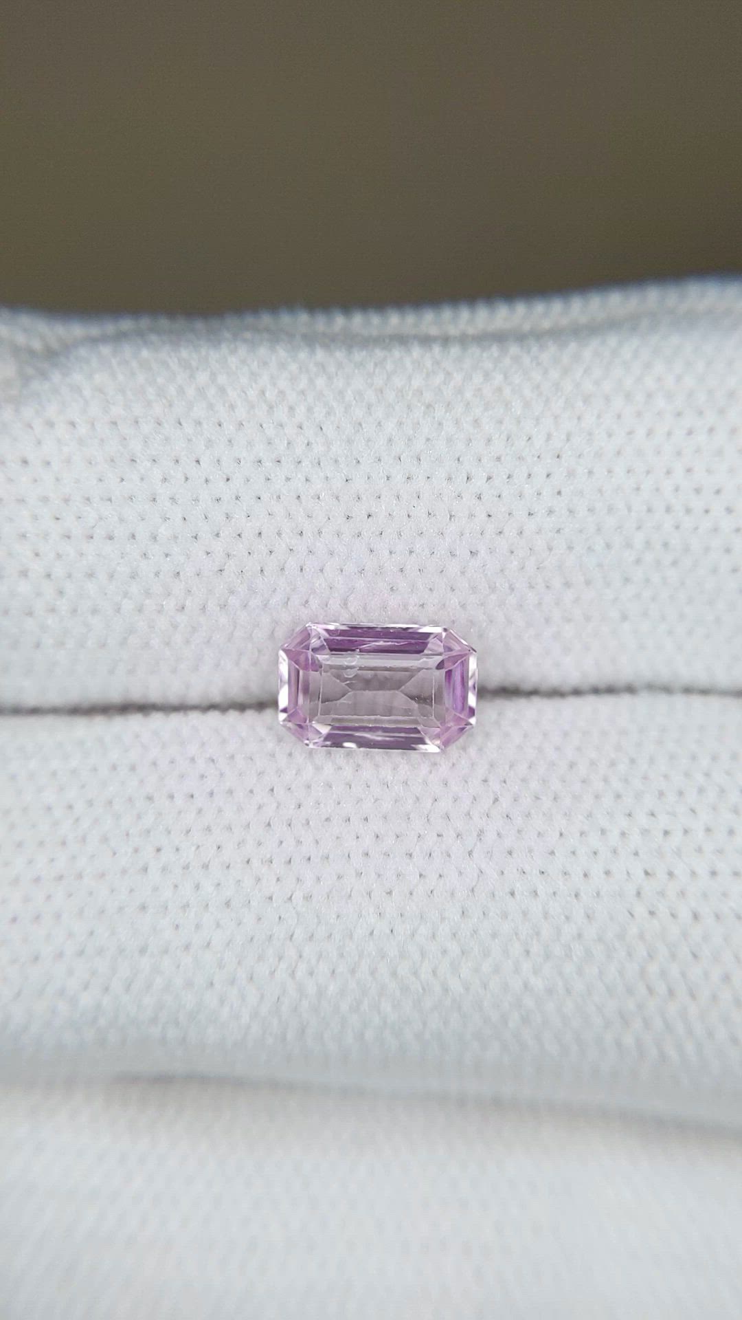 1.20 Ct. Pink Spinel from Burma (Myanmar) Size Video