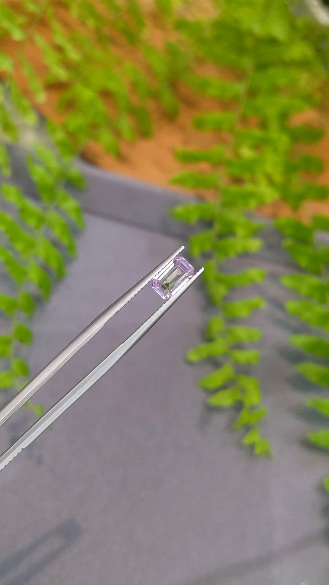 1.20 Ct. Pink Spinel from Burma (Myanmar) Size Video