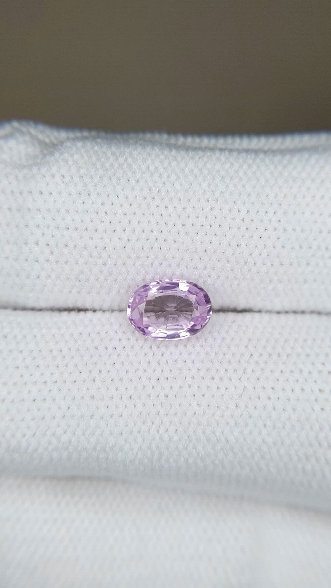 1.15 Ct. Purplish Pink Spinel from Burma (Myanmar) Size Video